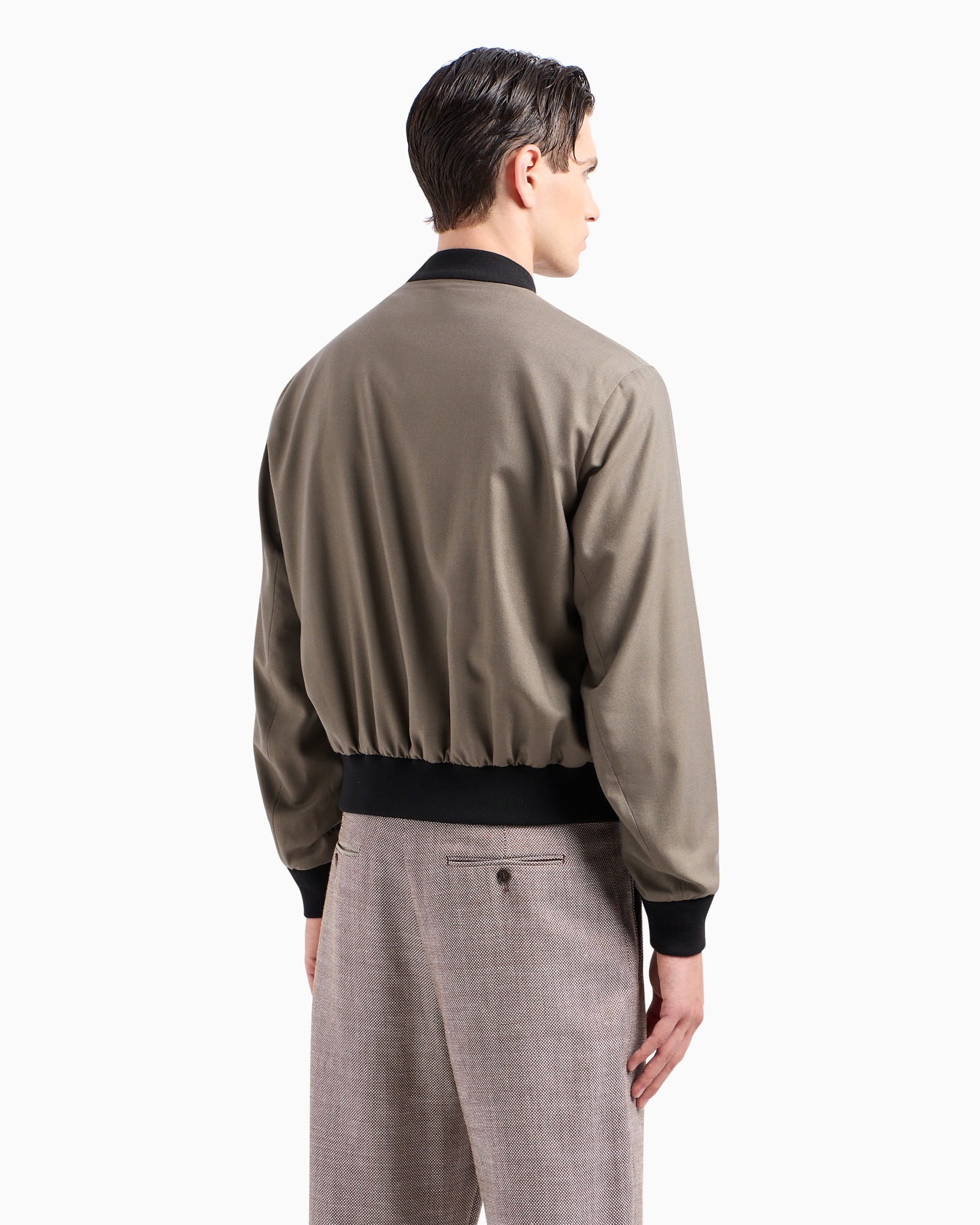 ASV cashmere and silk canvas blouson Slide 2