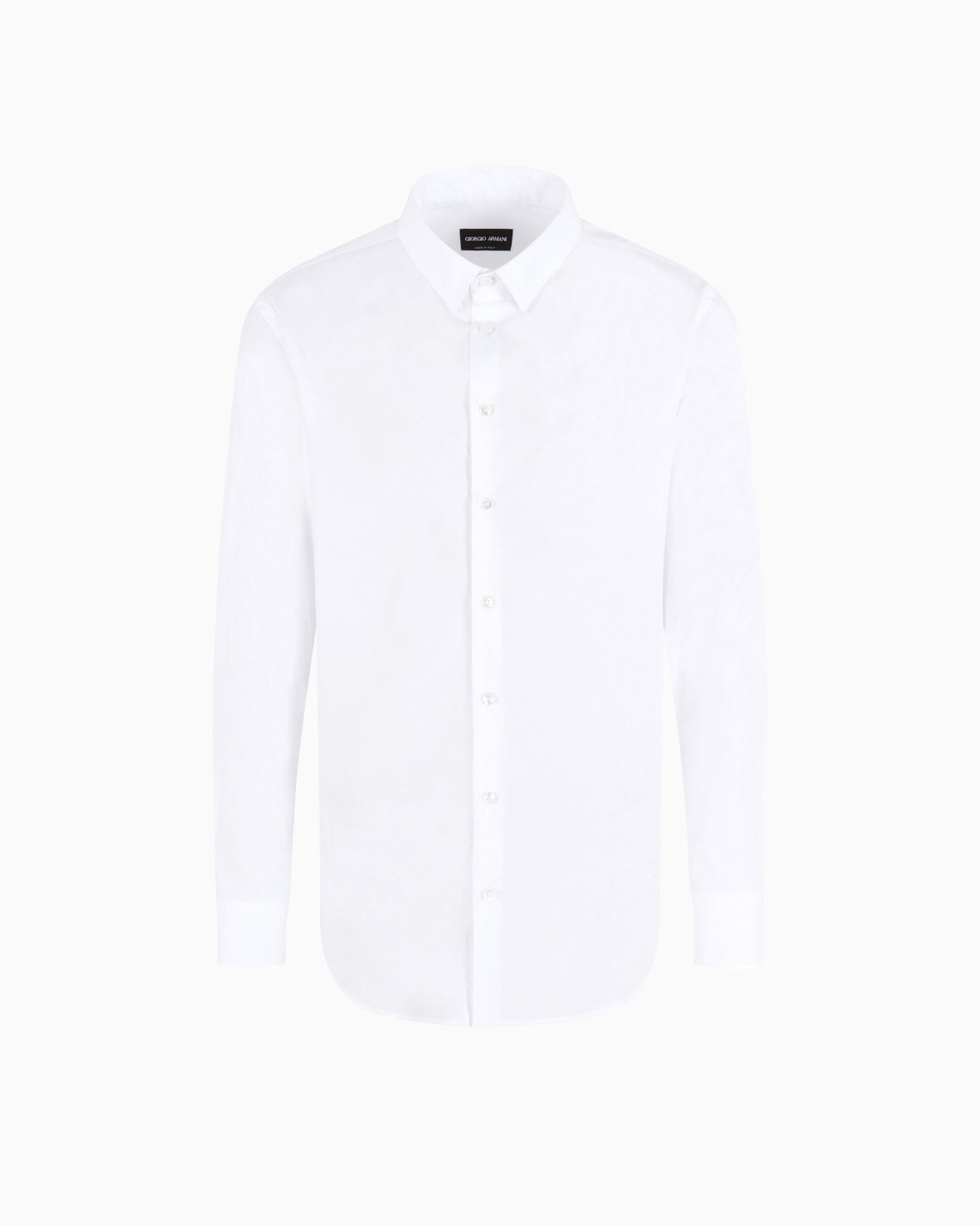 Slim-fit shirt in cotton poplin Slide 0