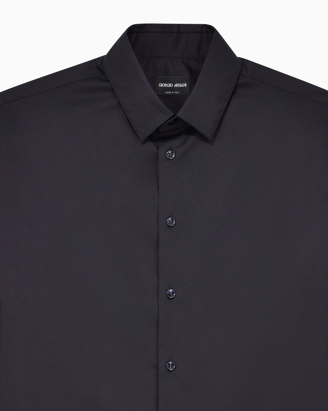 Slim-fit shirt in cotton poplin Slide 4