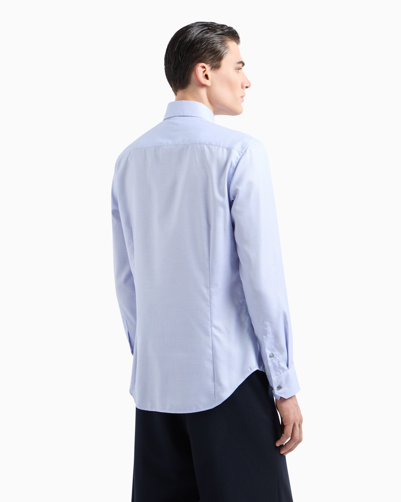 Camicia slim fit in cotone Slide 2