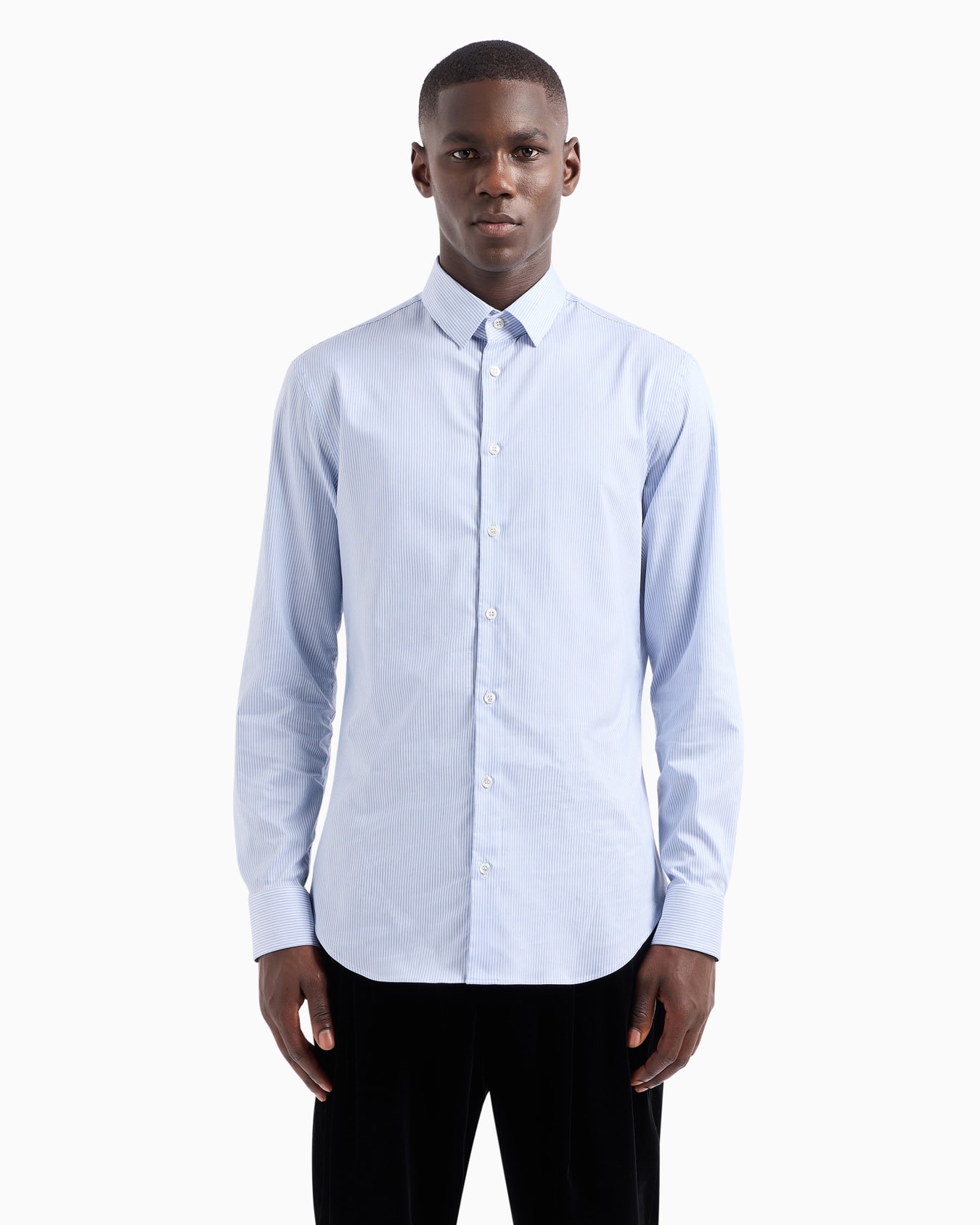 Chemise coupe slim en lyocell mélangé Diapositive 2