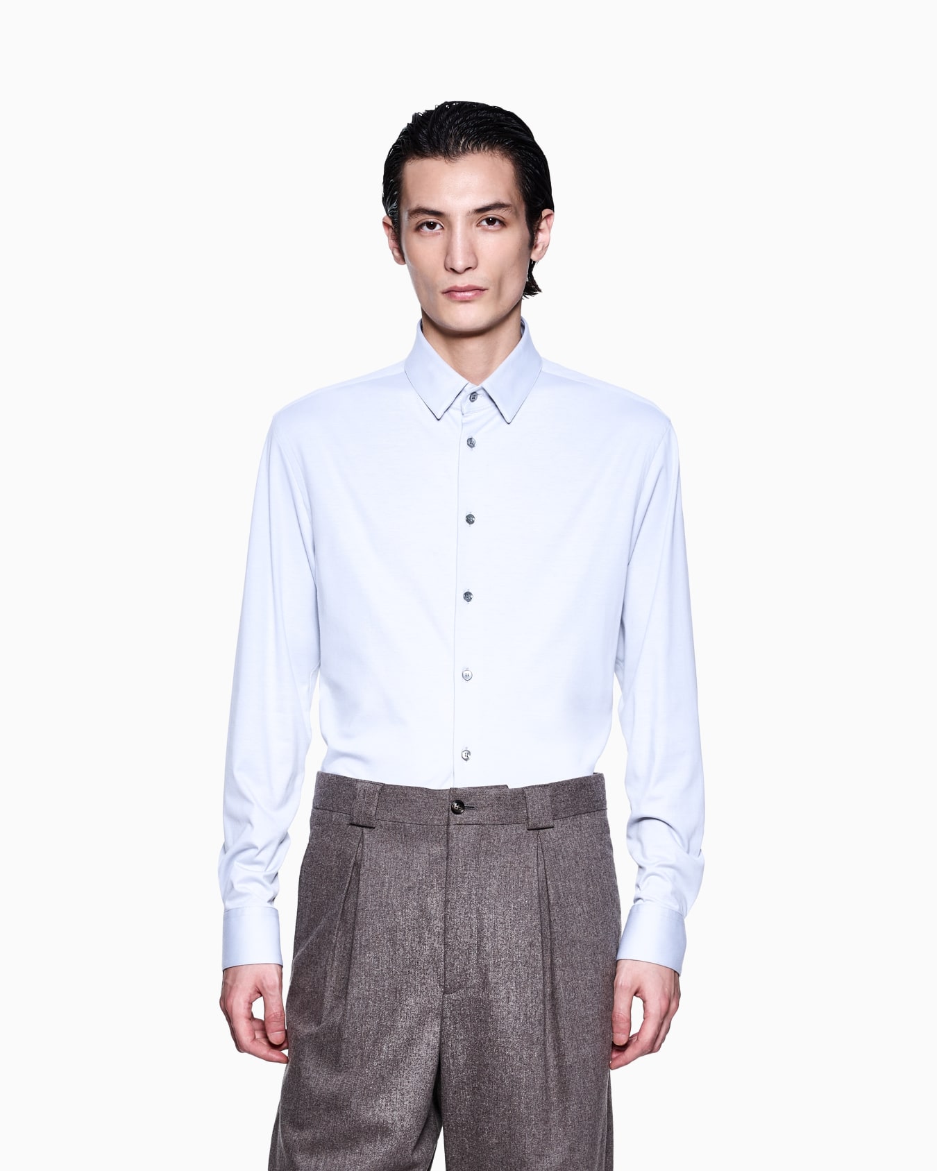 Classic Stretch Button-Down Slide 3