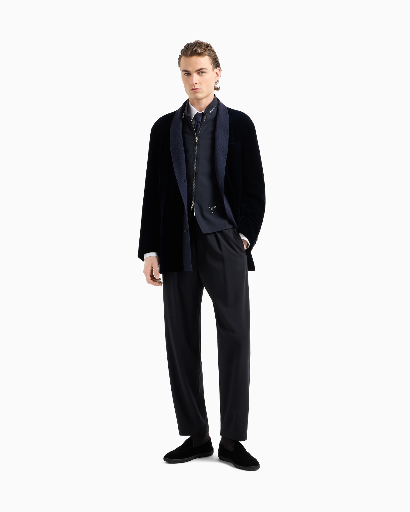Chemise coupe slim en jersey micro-armuré Diapositive 2