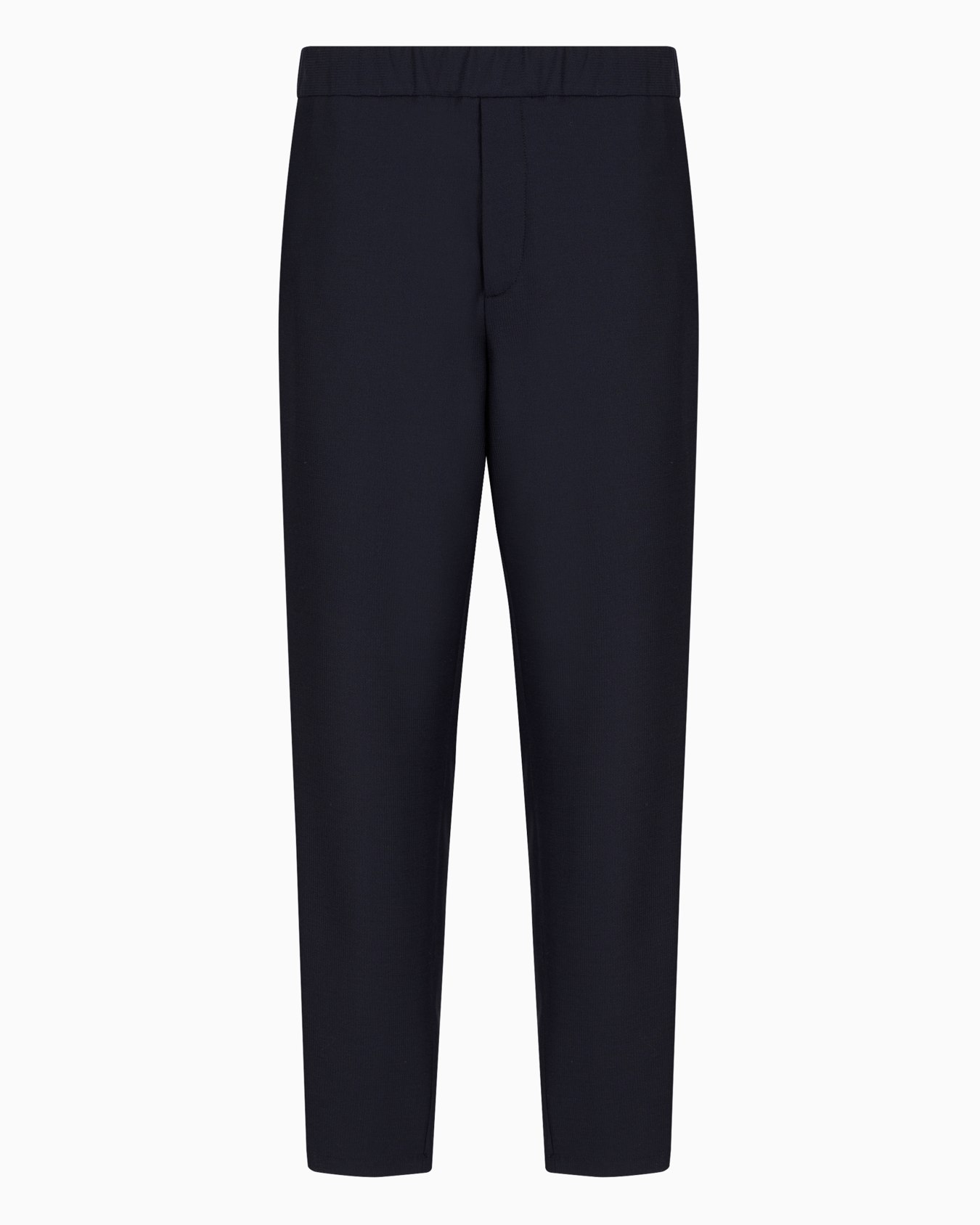Pantalon sans pince en tissu gaufré technique Diapositive 0
