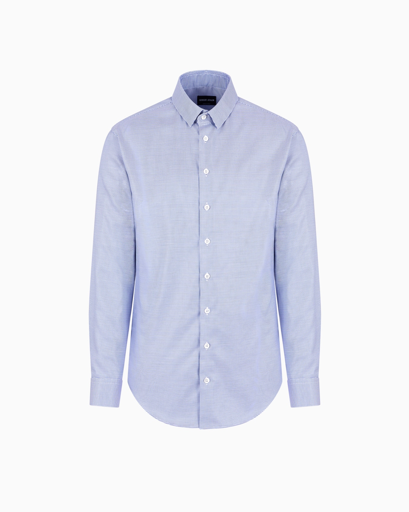 Camicia regular fit in cotone stampata Slide 0