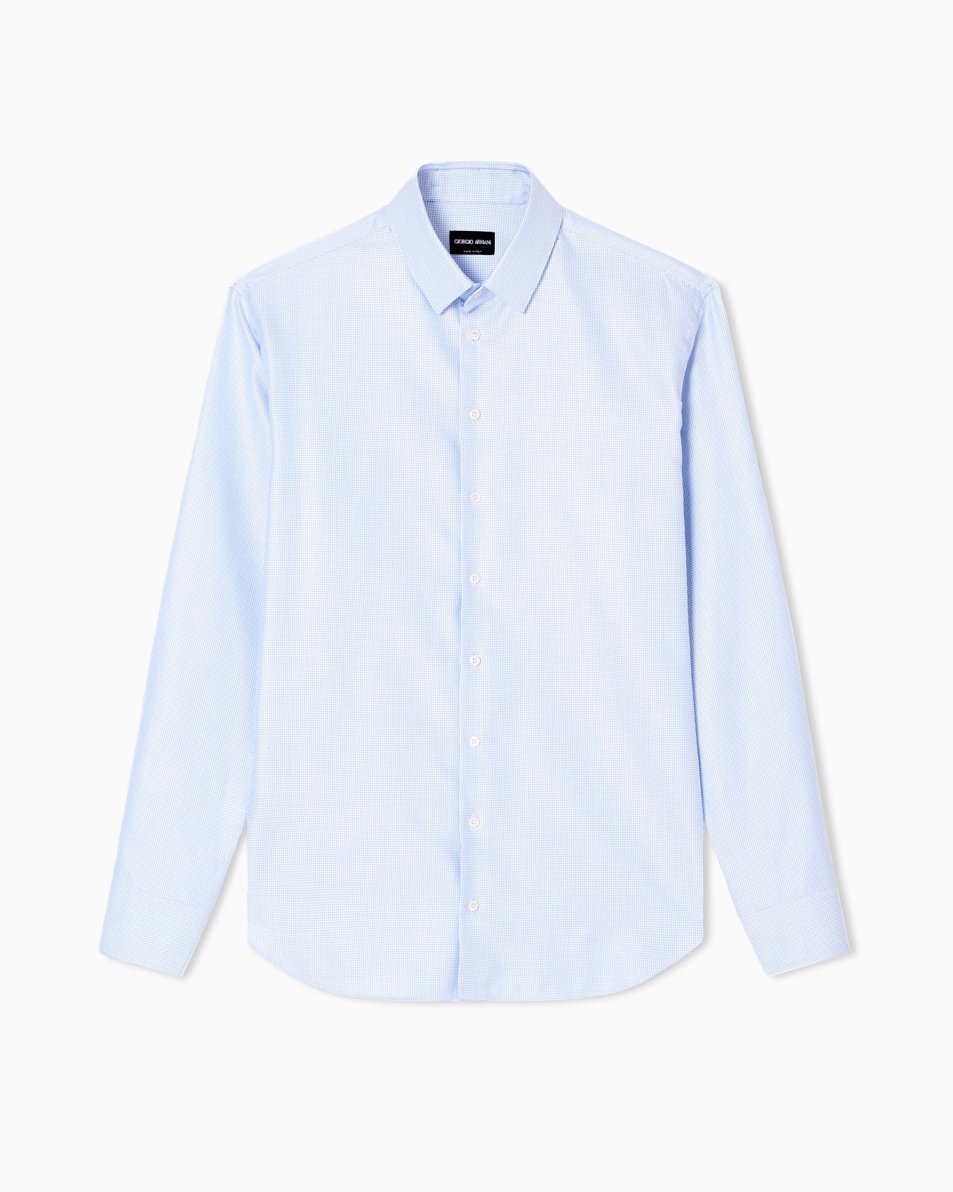 Regular-fit shirt made from micro-woven cotton Slide 0
