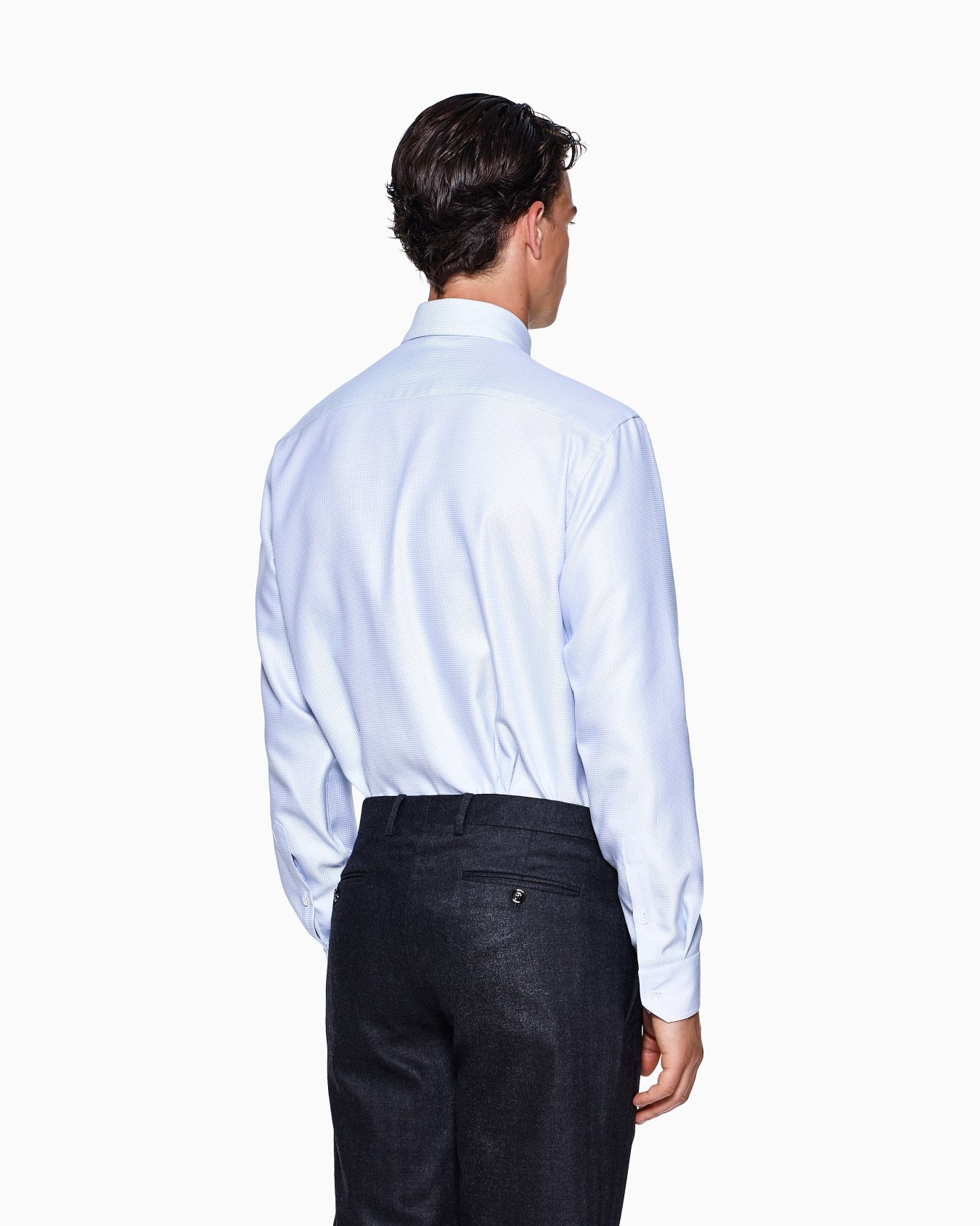Regular-fit shirt made from micro-woven cotton Slide 2