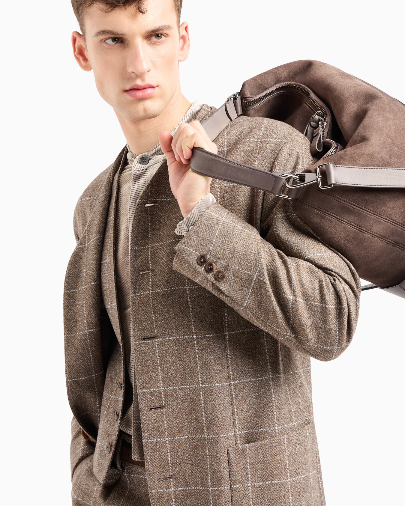 シャツ ベルベット オパール加工シェブロンモチーフ スライドする 6