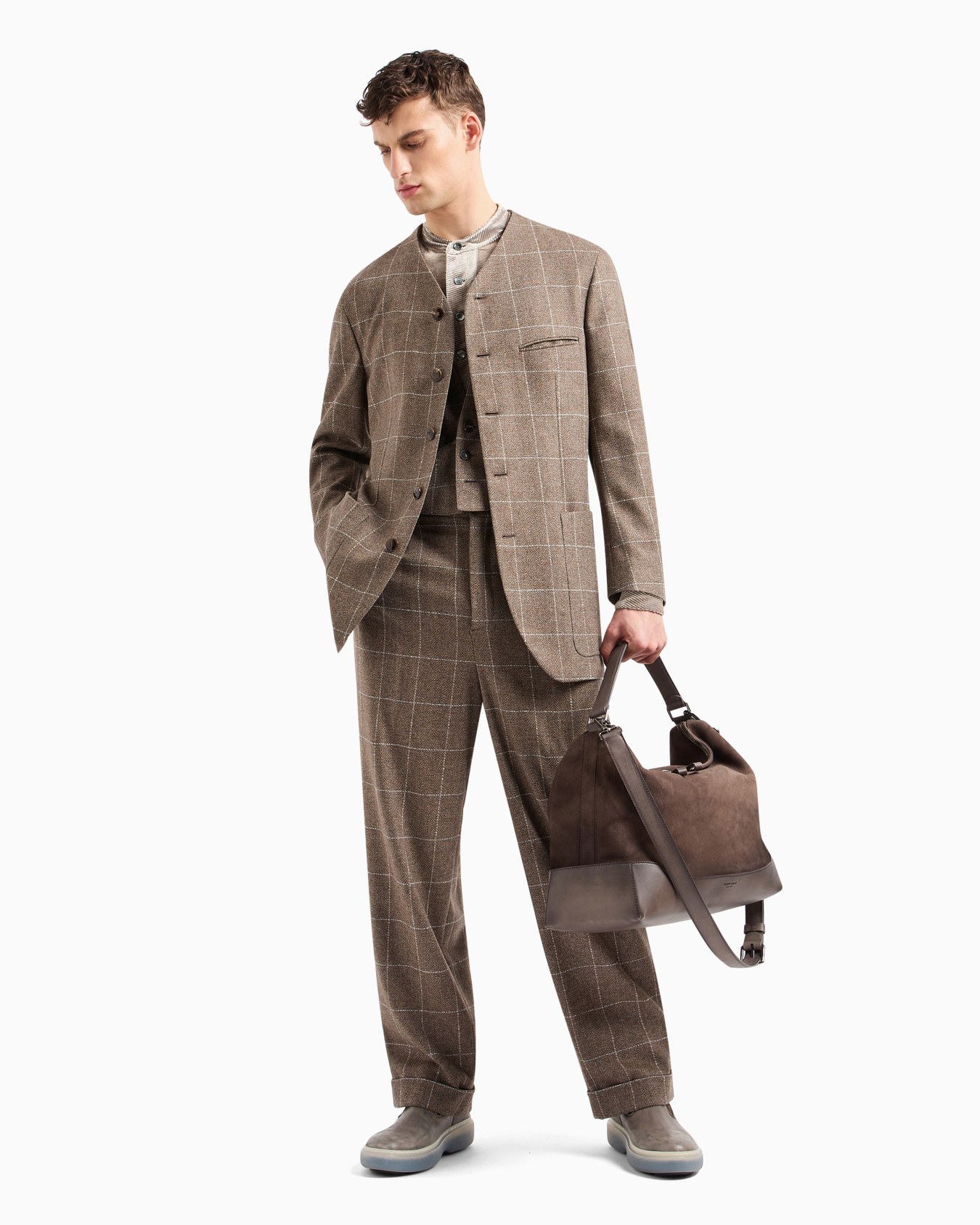 シャツ ベルベット オパール加工シェブロンモチーフ スライドする 4