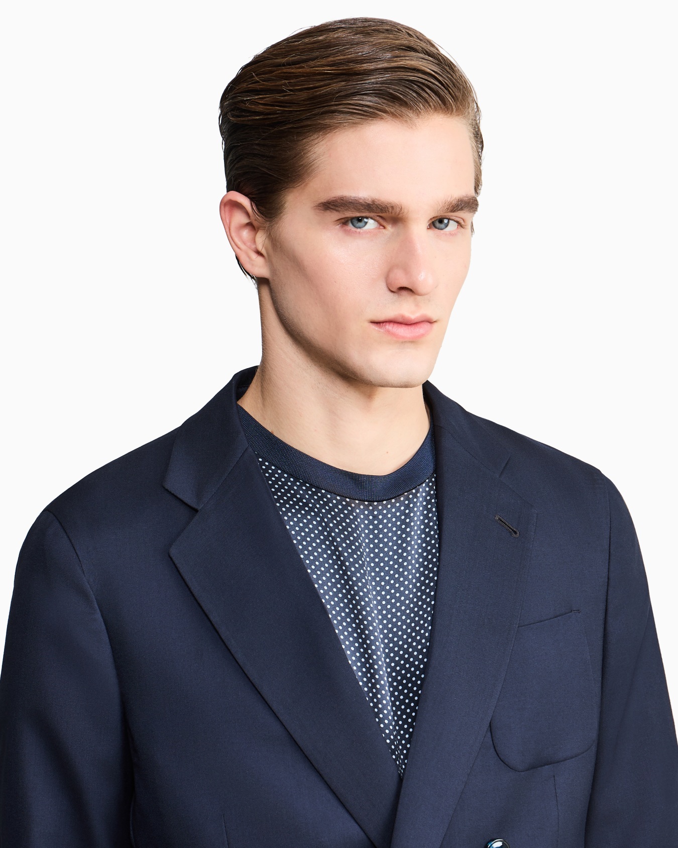 Giacca Linea Upton doppiopetto in cashmere Slide 4