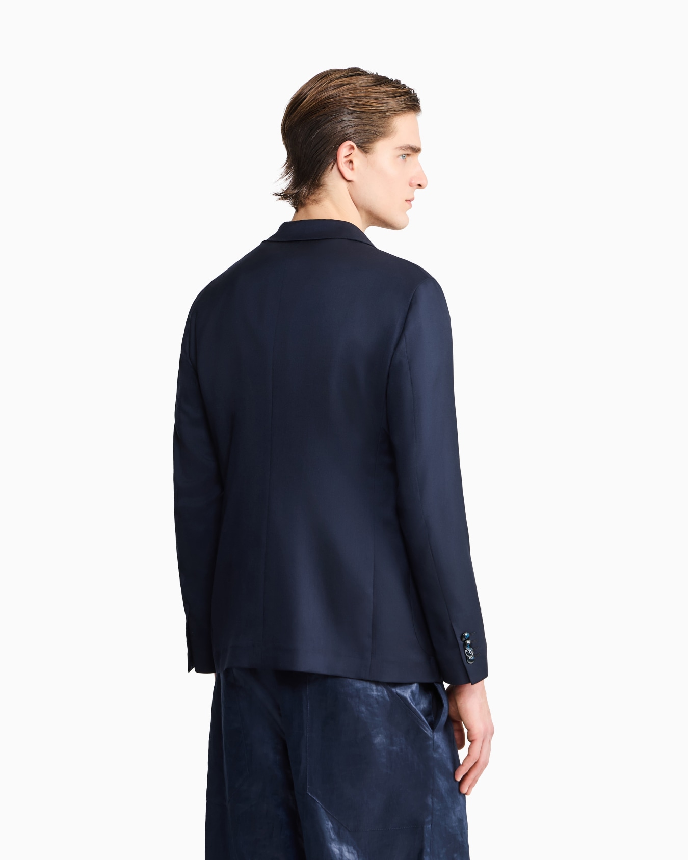 Giacca Linea Upton doppiopetto in cashmere Slide 2