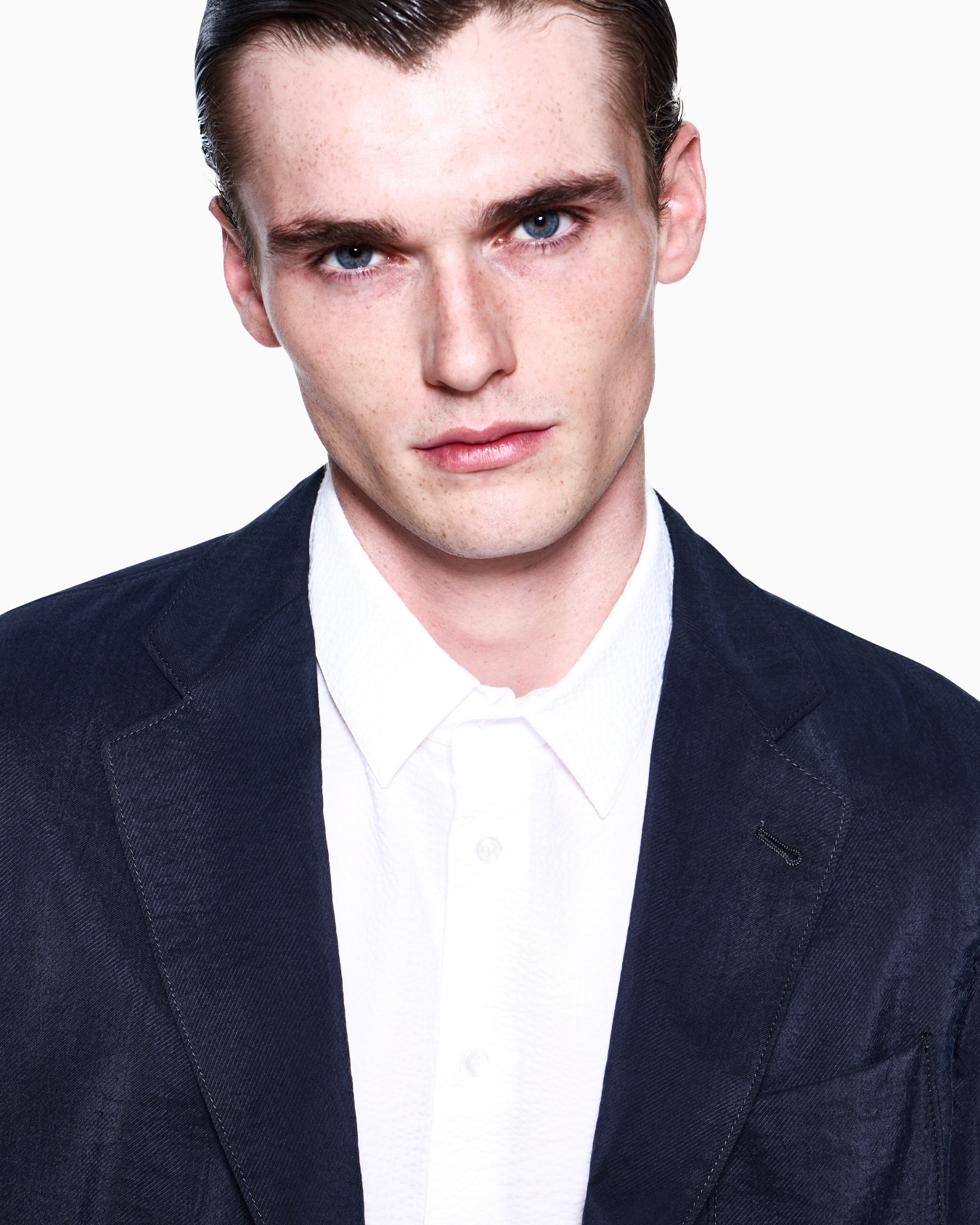 アプトンライン シングルブレストジャケット ウォッシュドシルク スライドする 4