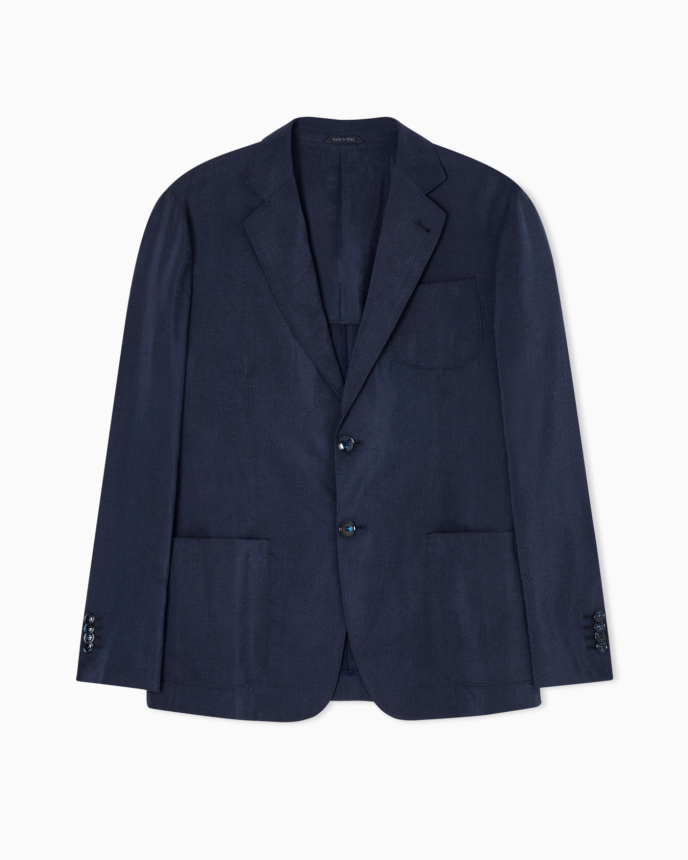 ASV Upton Line single-breasted jacket in washed silk Slide 0