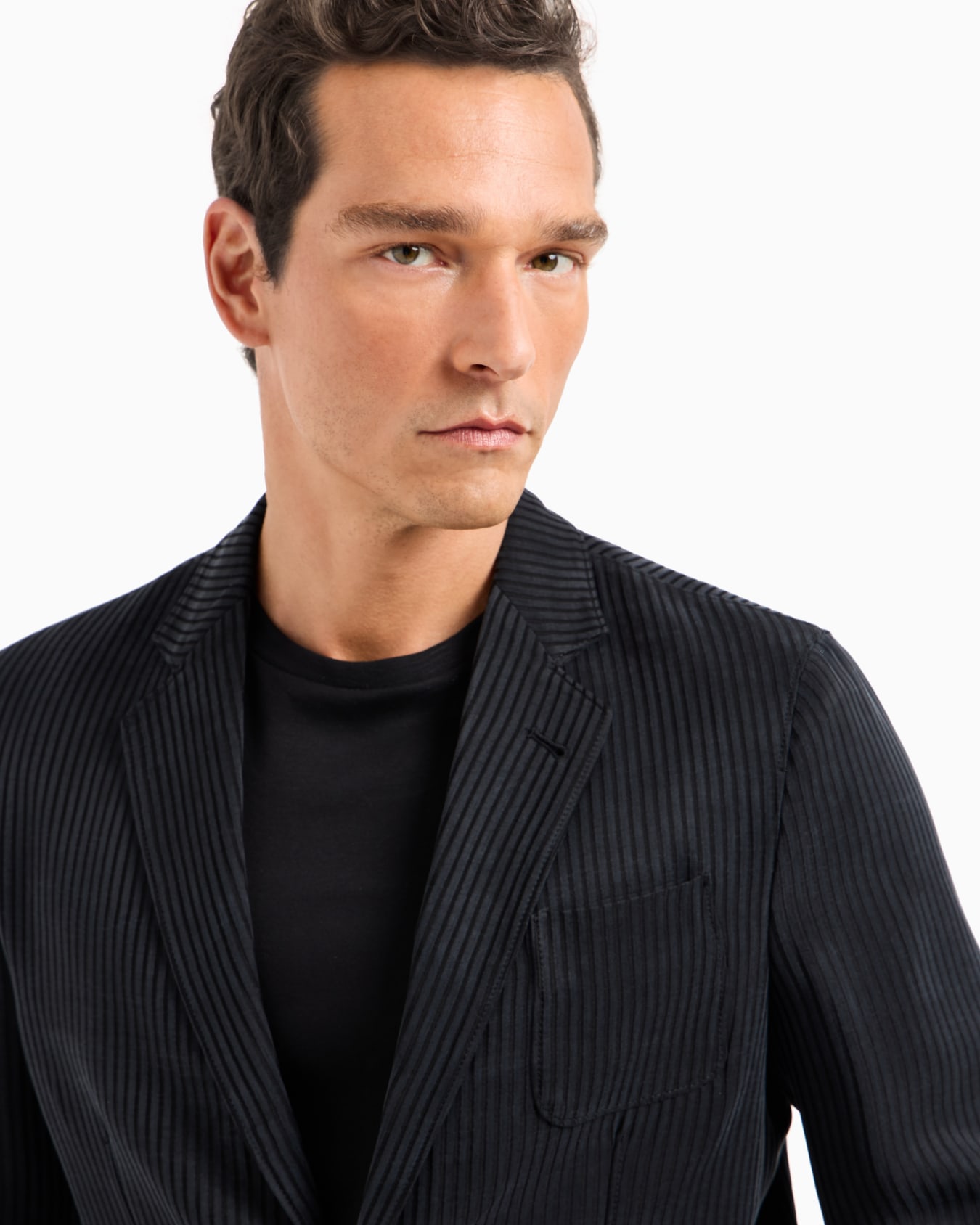 Upton line single-breasted cupro jacket Slide 4