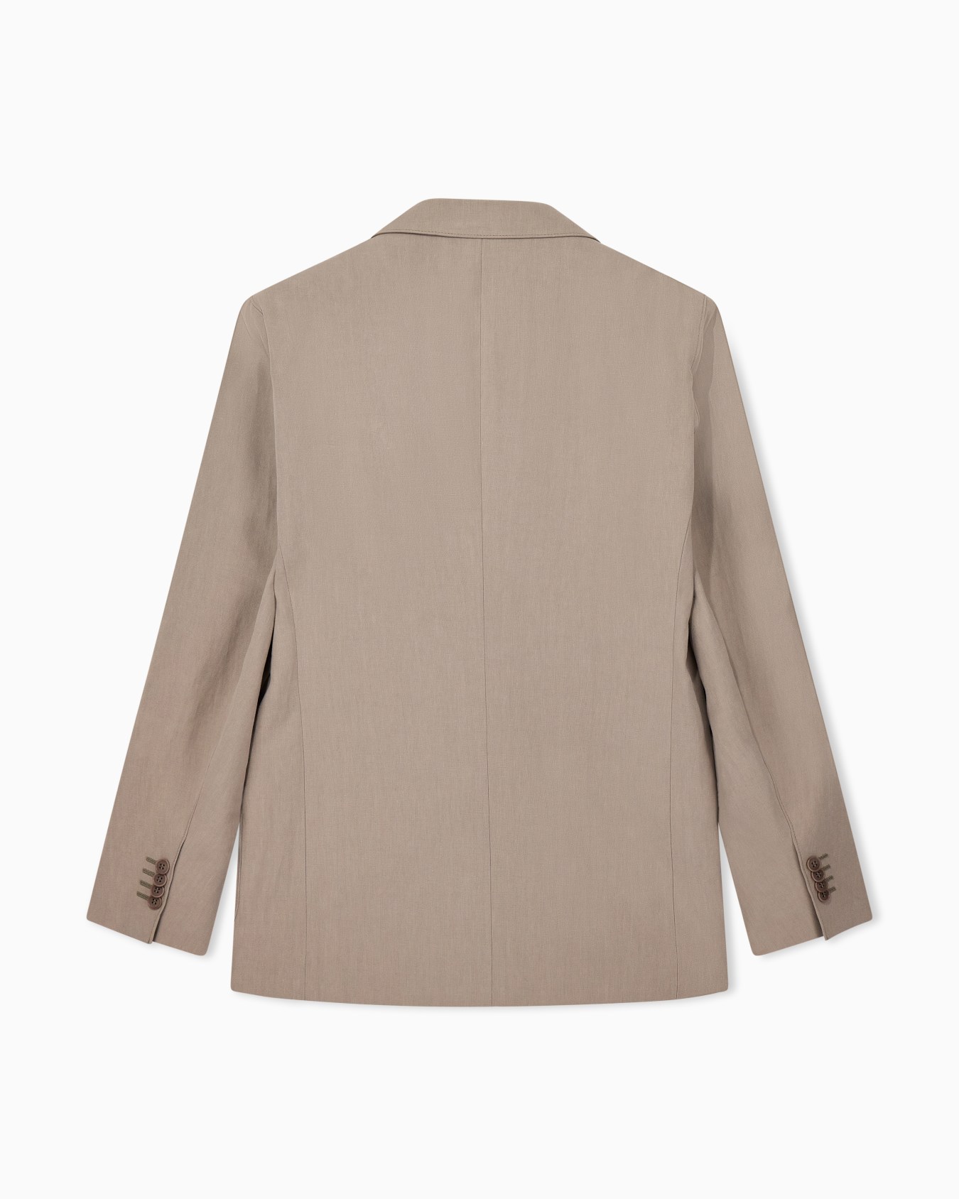 アプトンライン シングルブレストジャケット リネンキャンバス スライドする 2