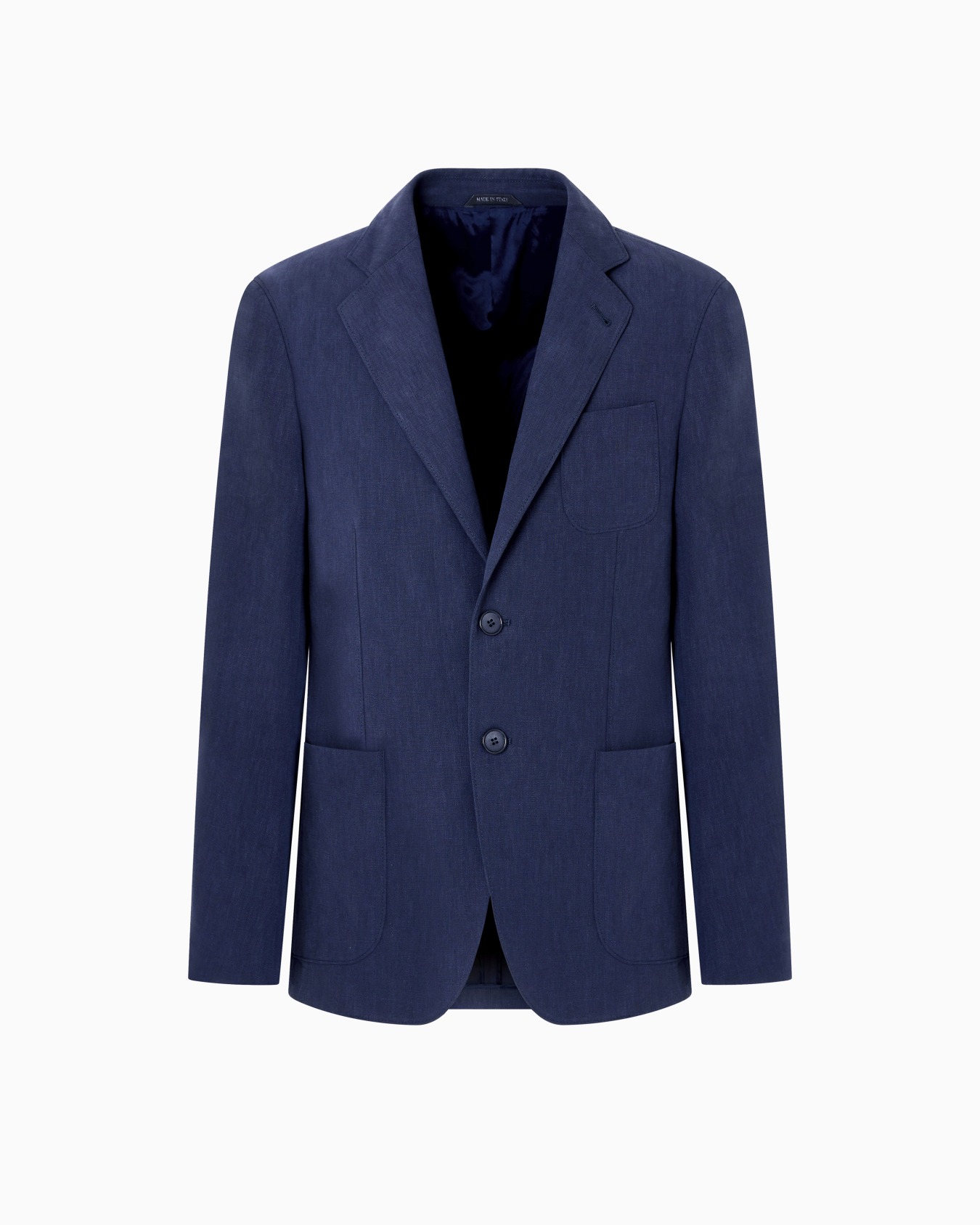 Veste à simple boutonnage gamme Upton en toile de lin Diapositive 0