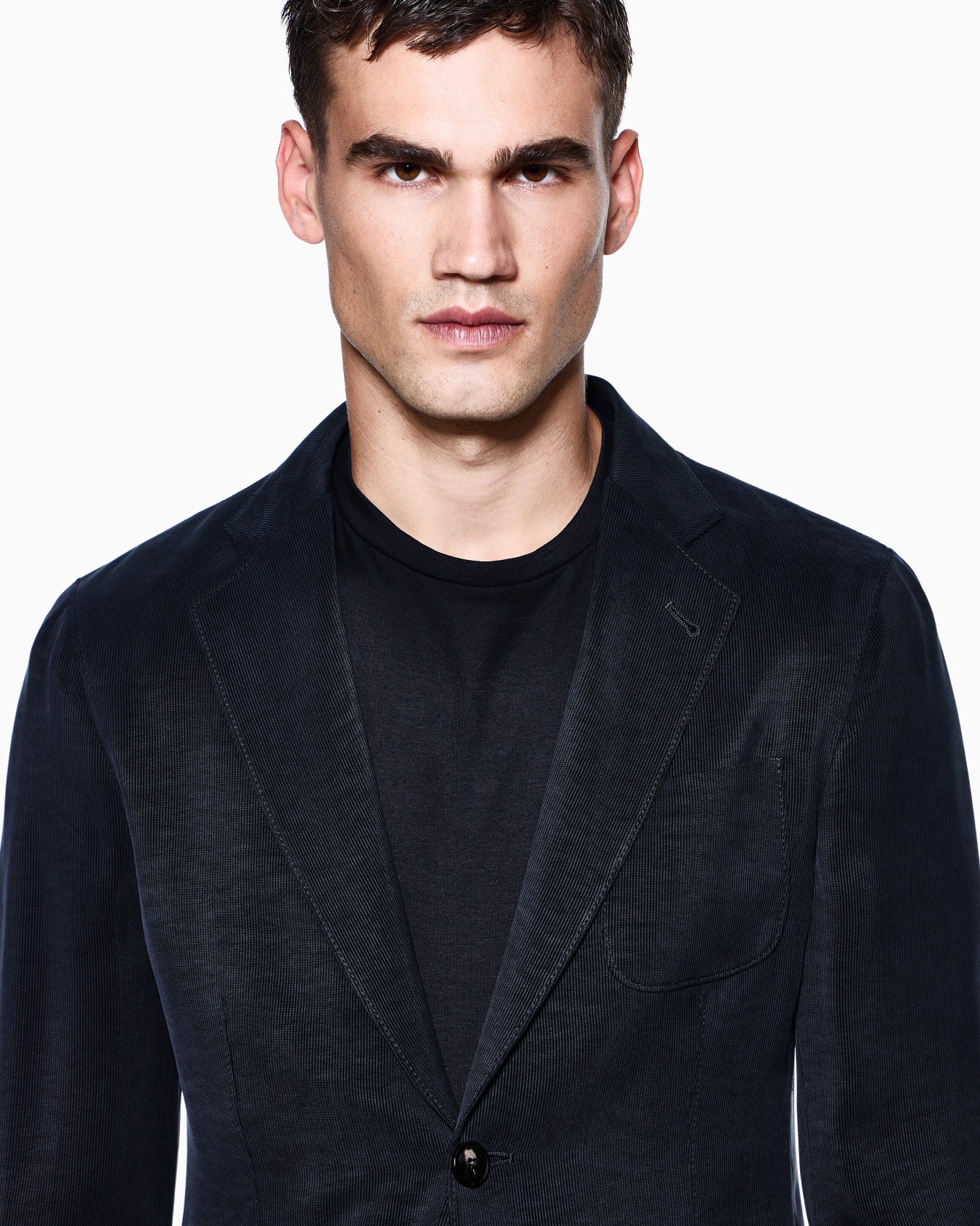 Veste à simple boutonnage en cupro canneté gamme Upton ASV Diapositive 4
