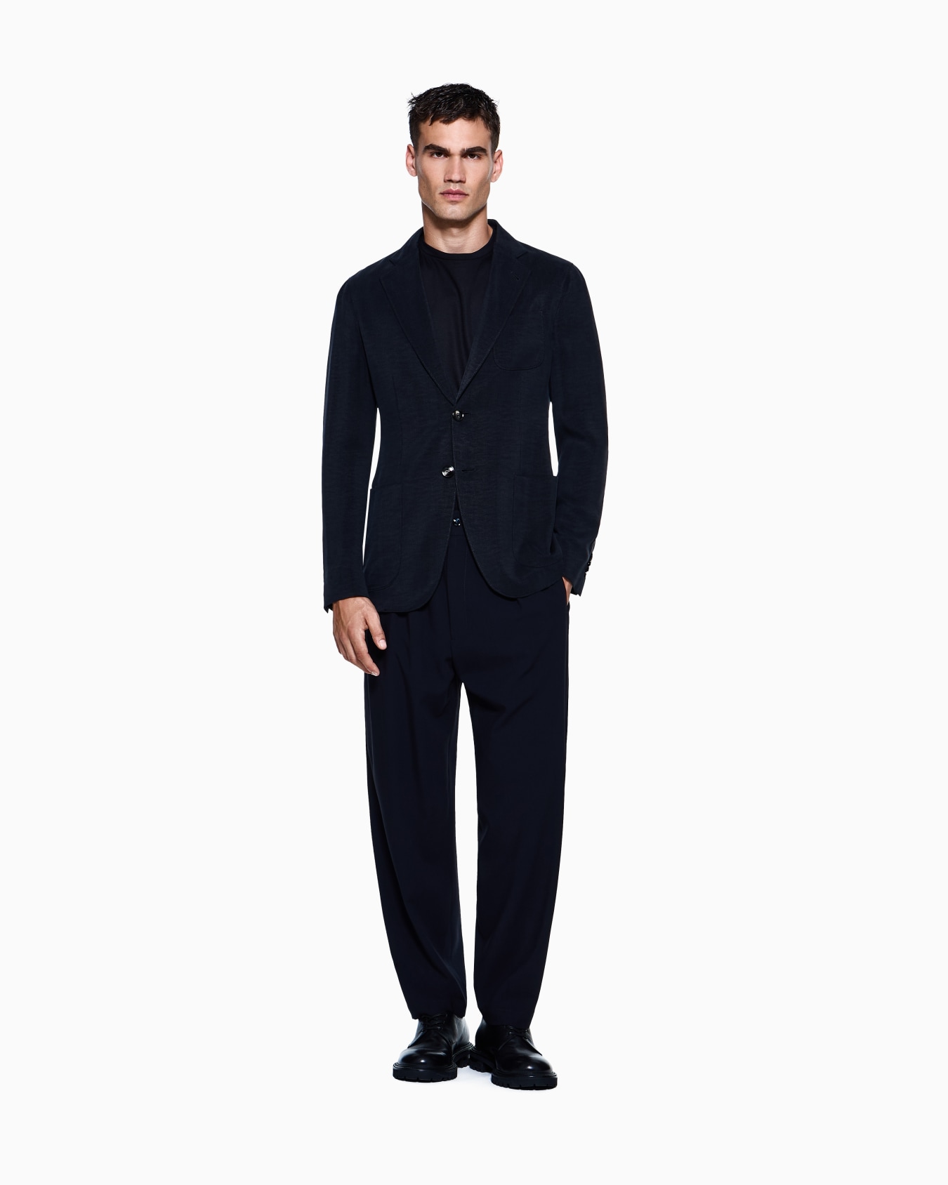 Veste à simple boutonnage en cupro canneté gamme Upton ASV Diapositive 1