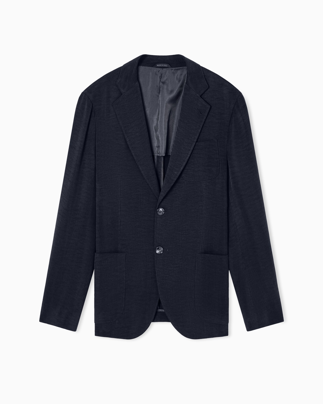 Chaqueta línea Upton de abotonadura sencilla en cupro canneté ASV Diapositiva 0