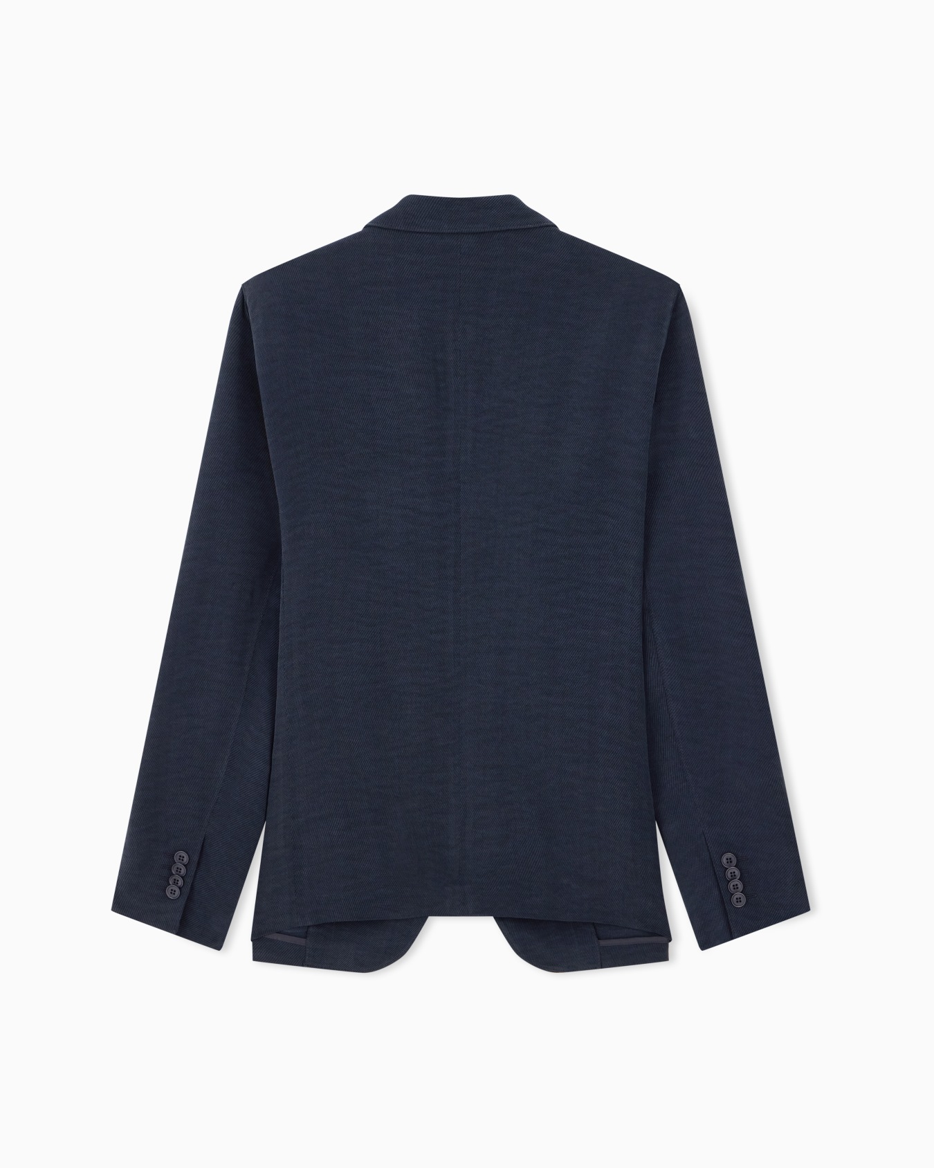 Single-breasted Upton jacket in cupro with peak lapels Slide 2