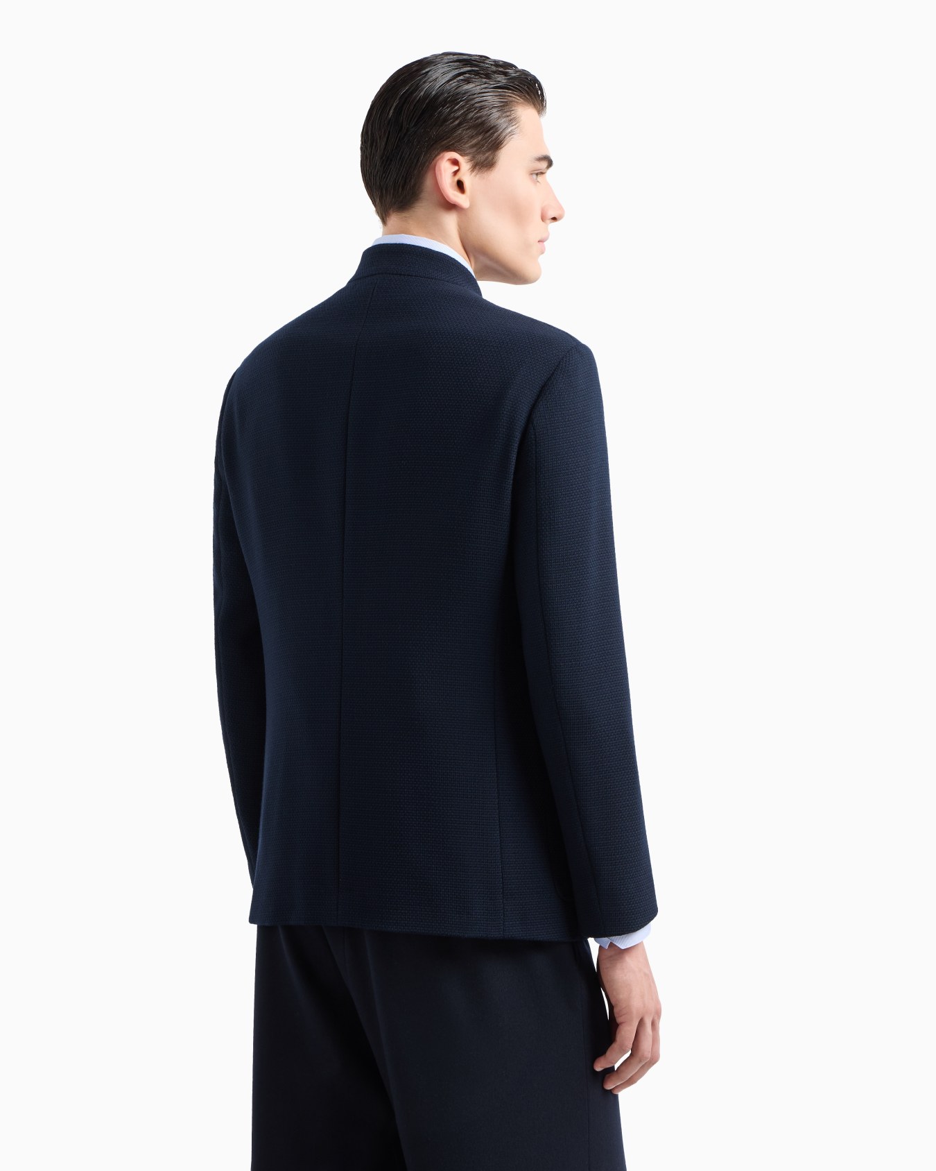 Single-breasted, virgin-wool jacket Slide 2
