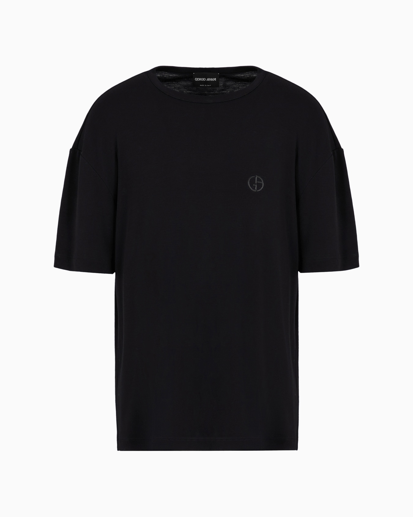 T-shirt a maniche corte in pura lana vergine Slide 0