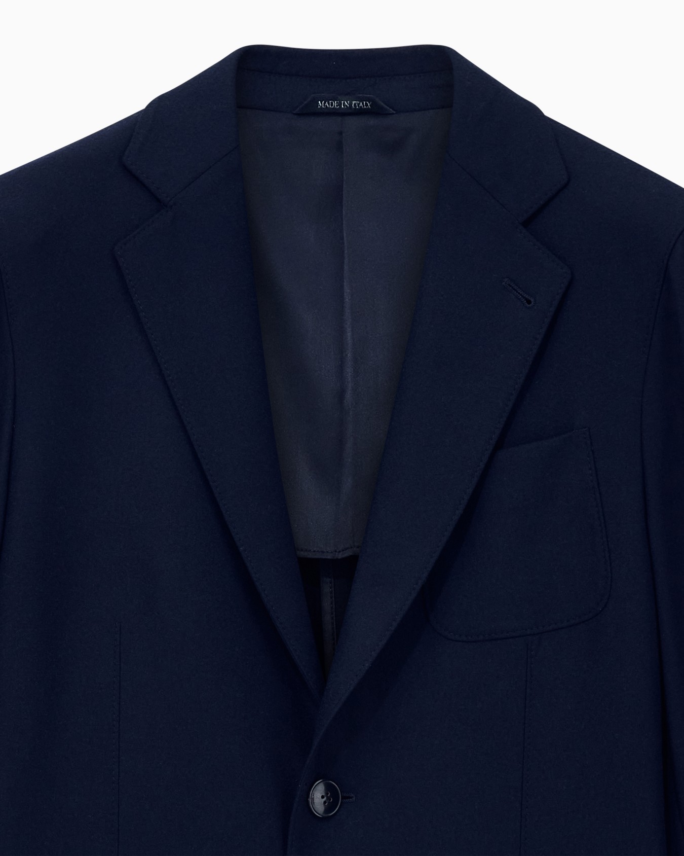 アプトンライン シングルブレストジャケット ストレッチカシミア ラシャ スライドする 4