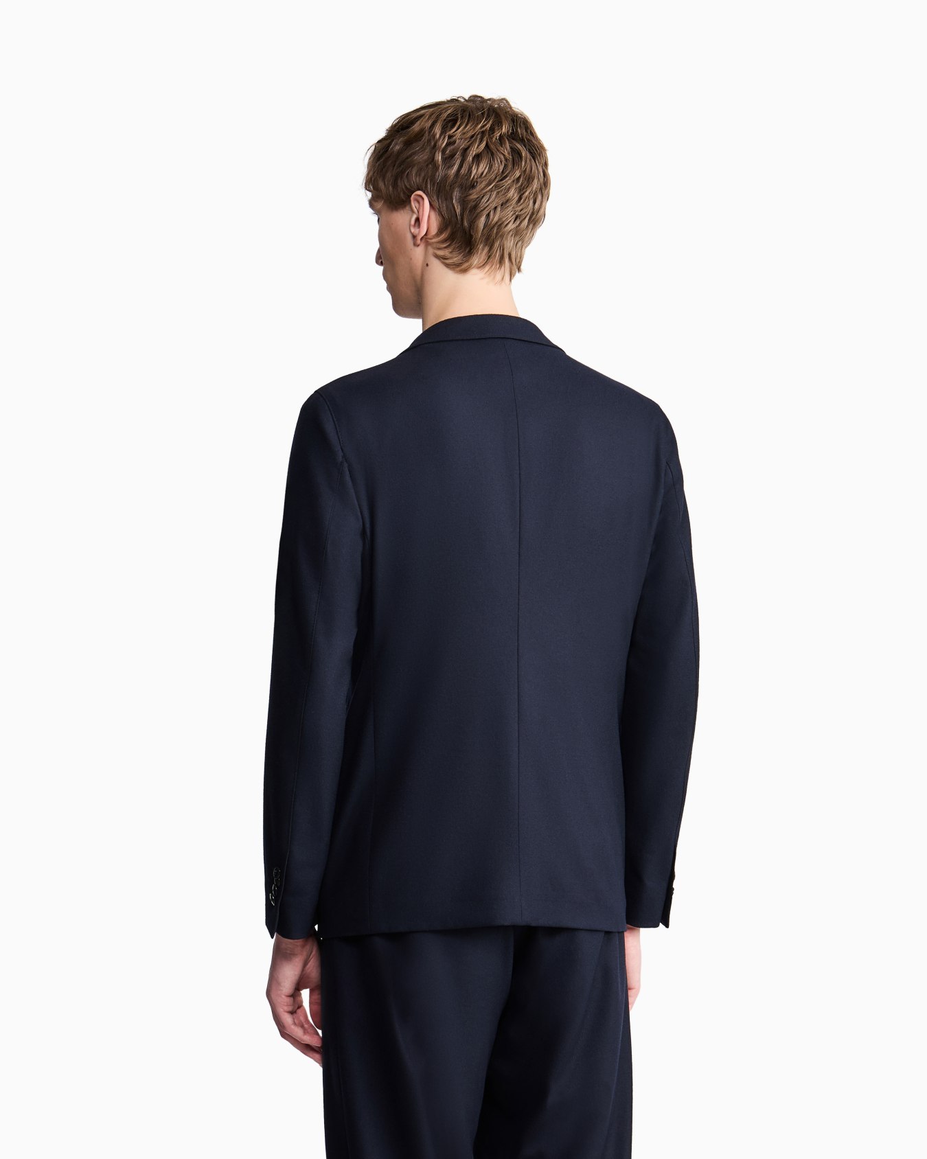 アプトンライン シングルブレストジャケット ストレッチカシミア ラシャ スライドする 5