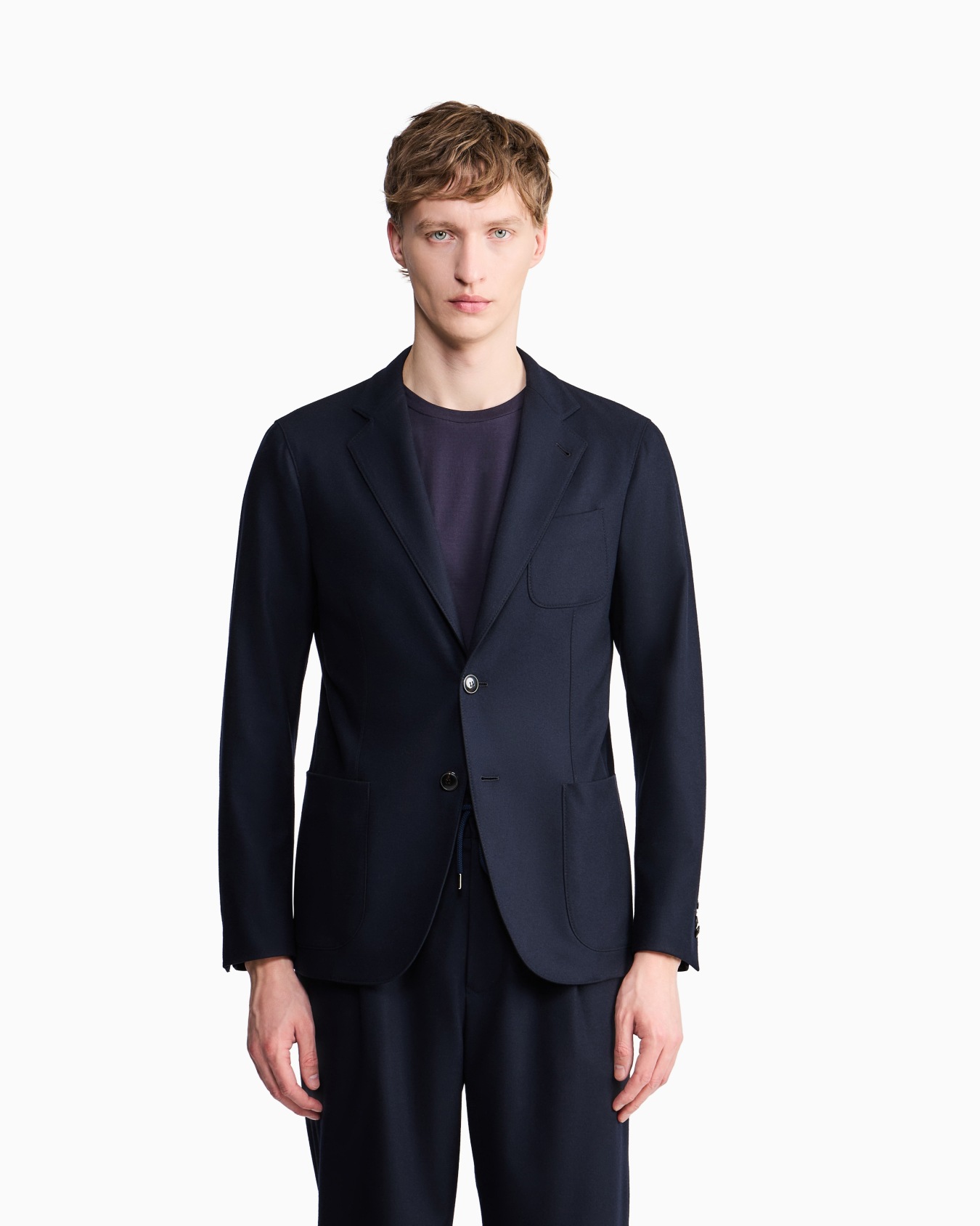 ピュアカシミア シングルブレストジャケット Armaniアイコン Giorgio ARMANI アルマーニ 「A|X テーラードジャケット ジャケット EXCHANGE ジャケット・アウター