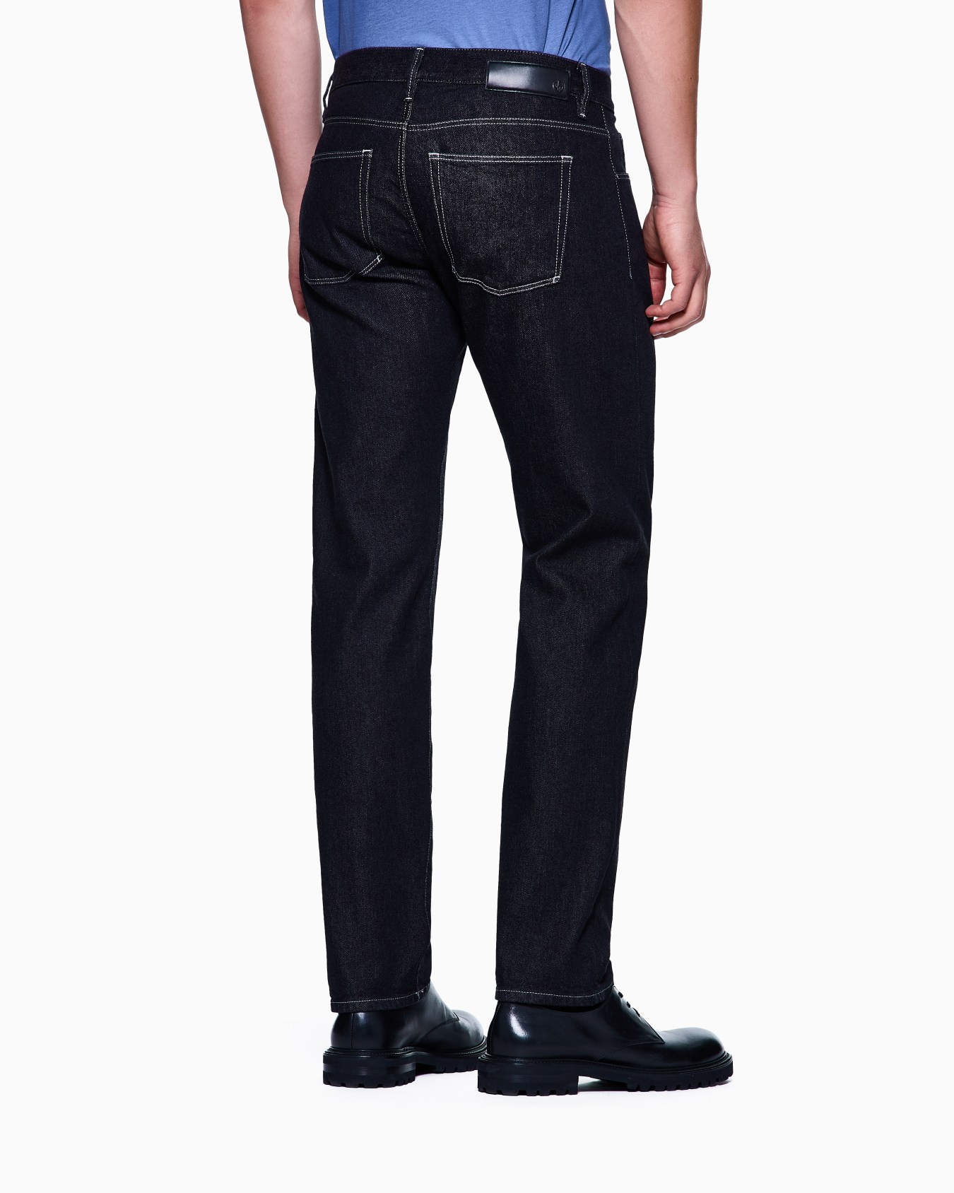 Five-pocket, regular-fit trousers in ASV cotton and modal Slide 2