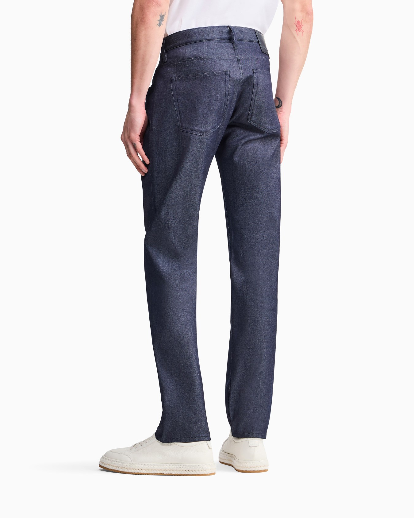 Stretch cotton denim twill jeans Slide 3