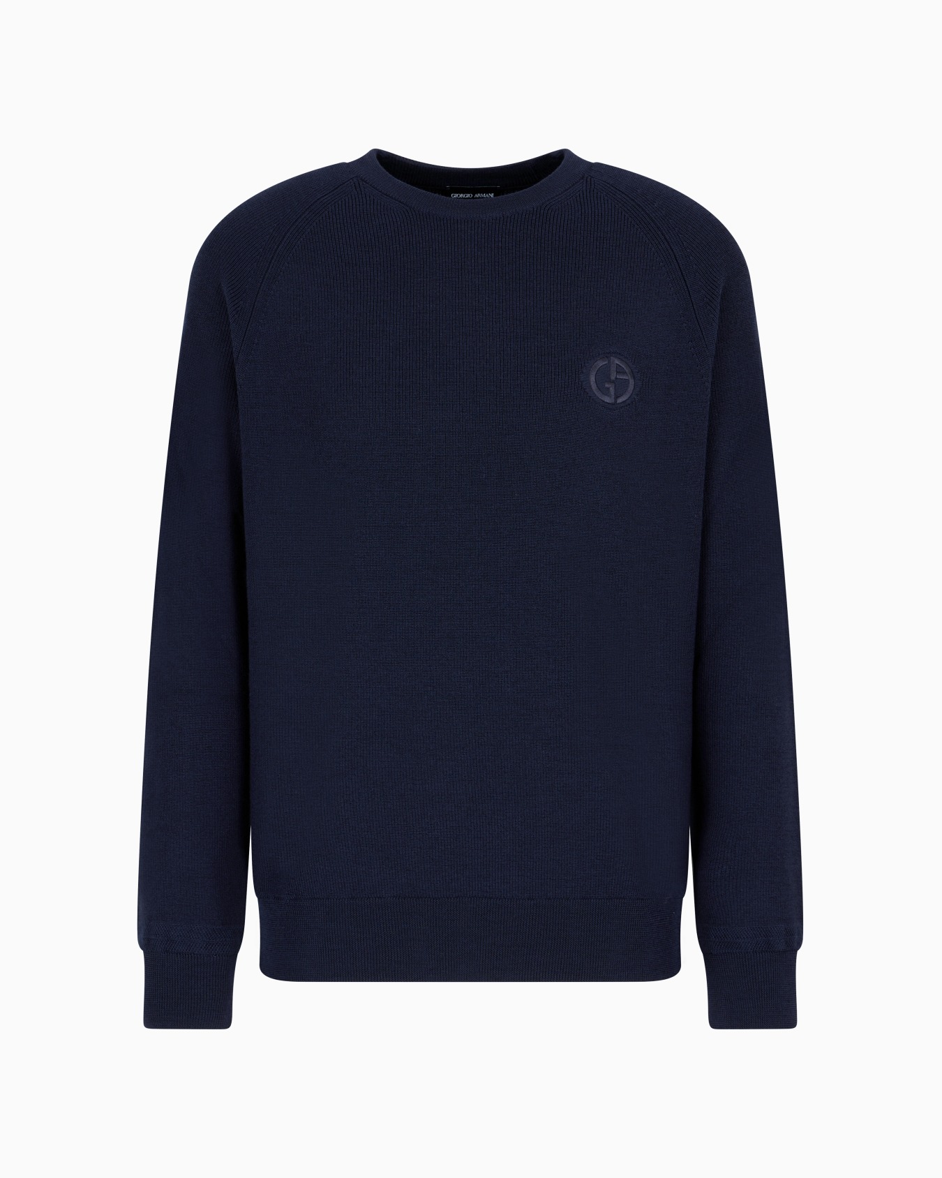 Pullover mit Rundhalsausschnitt aus Schurwolle Folie 0