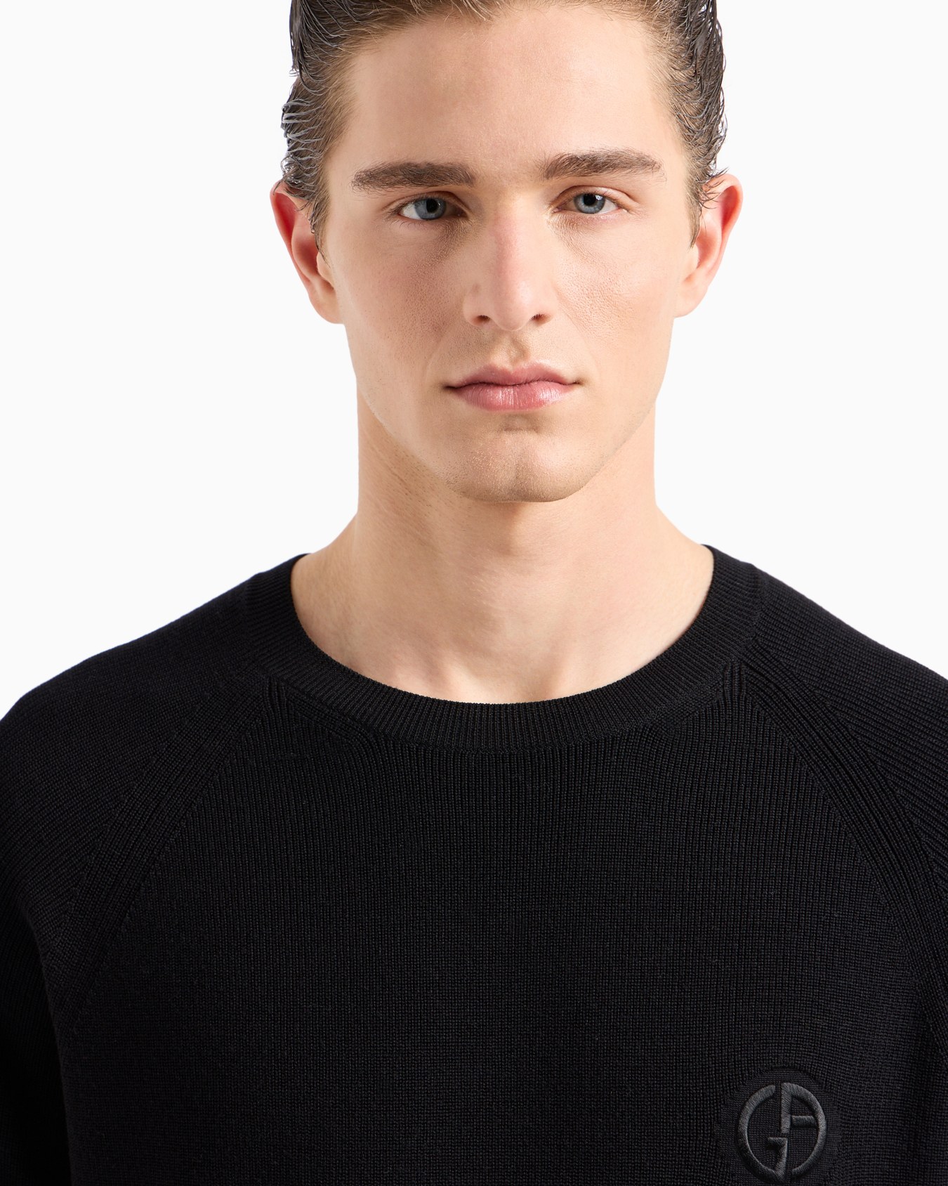 Virgin-wool, crew-neck jumper Slide 4