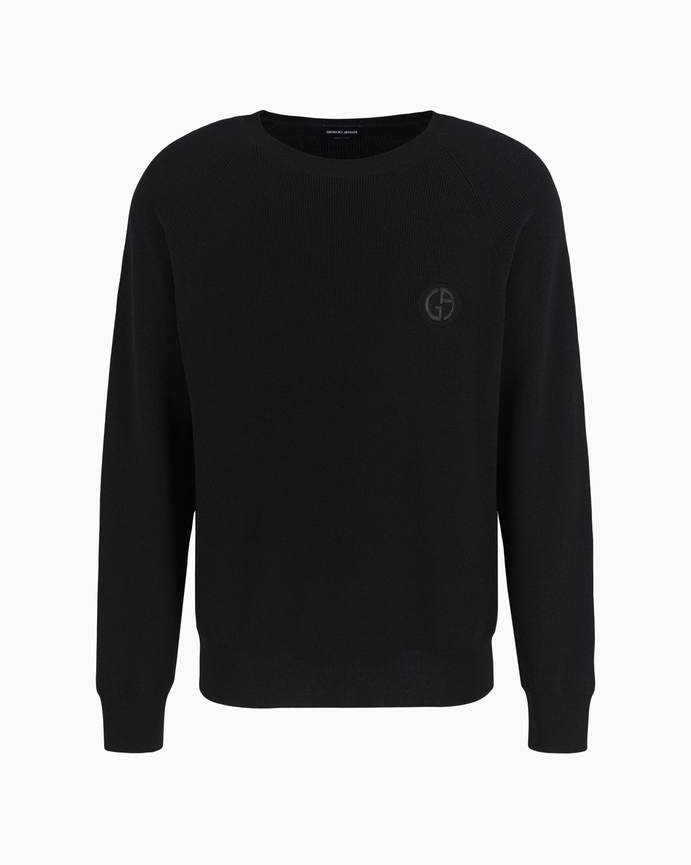 Virgin-wool, crew-neck jumper Slide 0