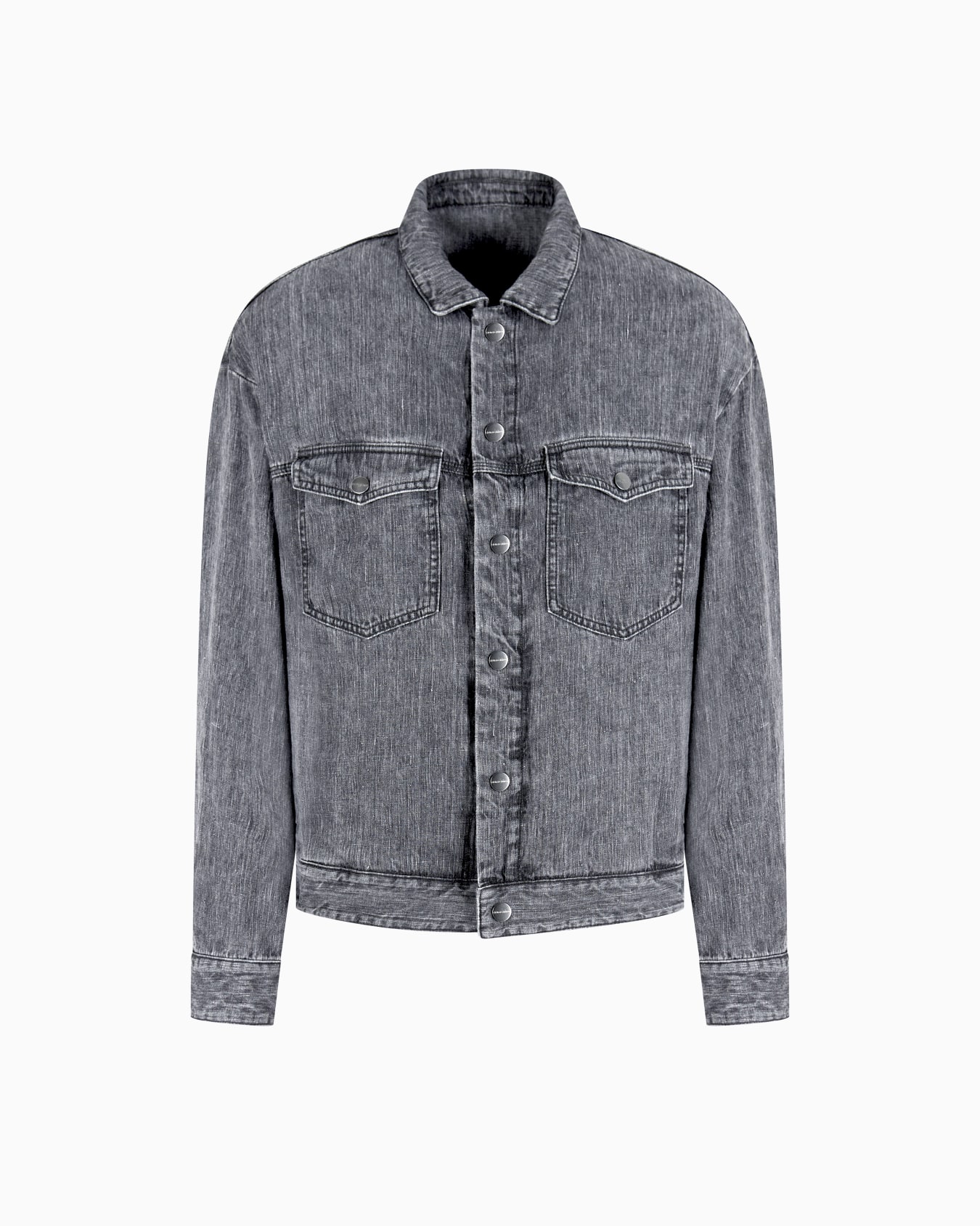 Denim Collection ブルゾン リネン スライドする 0