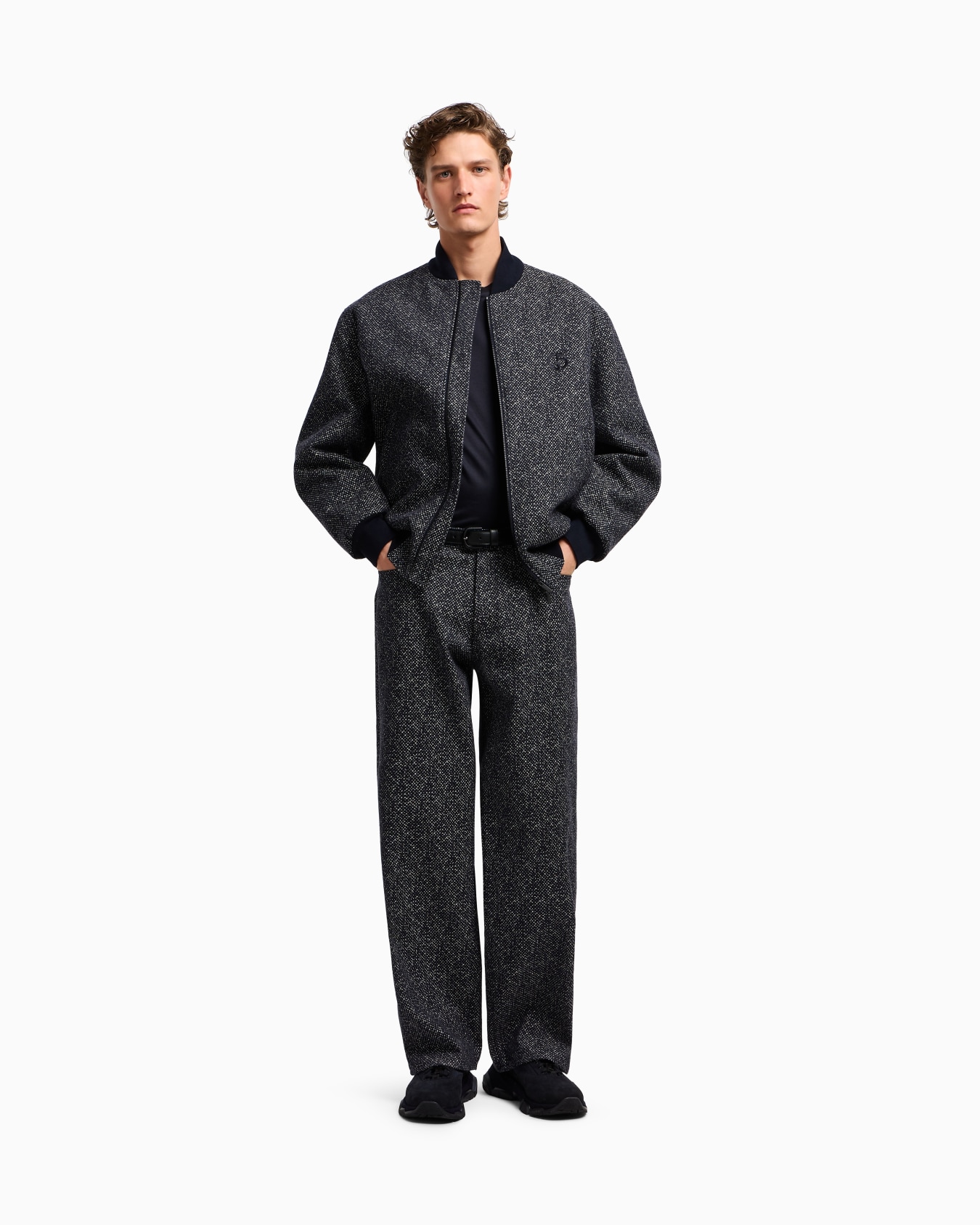 Denim Collection cotton-interlock T-shirt Slide 2
