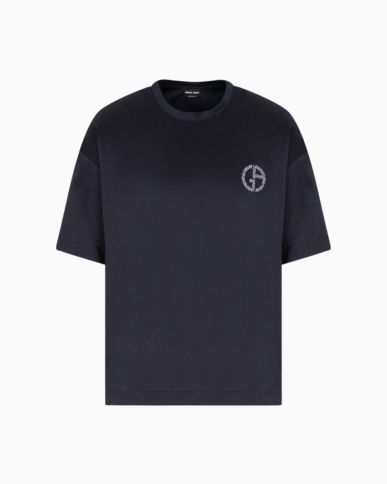 Denim Collection cotton-interlock T-shirt Slide 0