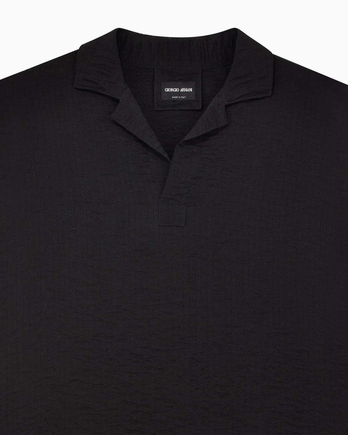 Cupro-Poloshirt in Jacquard-Stoff-Verarbeitung Folie 5