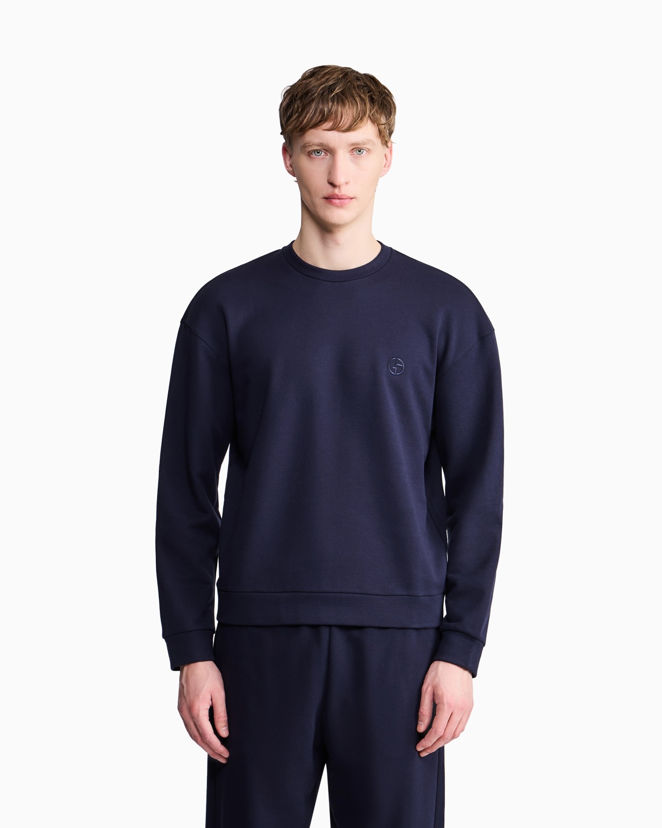 Felpa girocollo in cotone e cashmere Slide 4