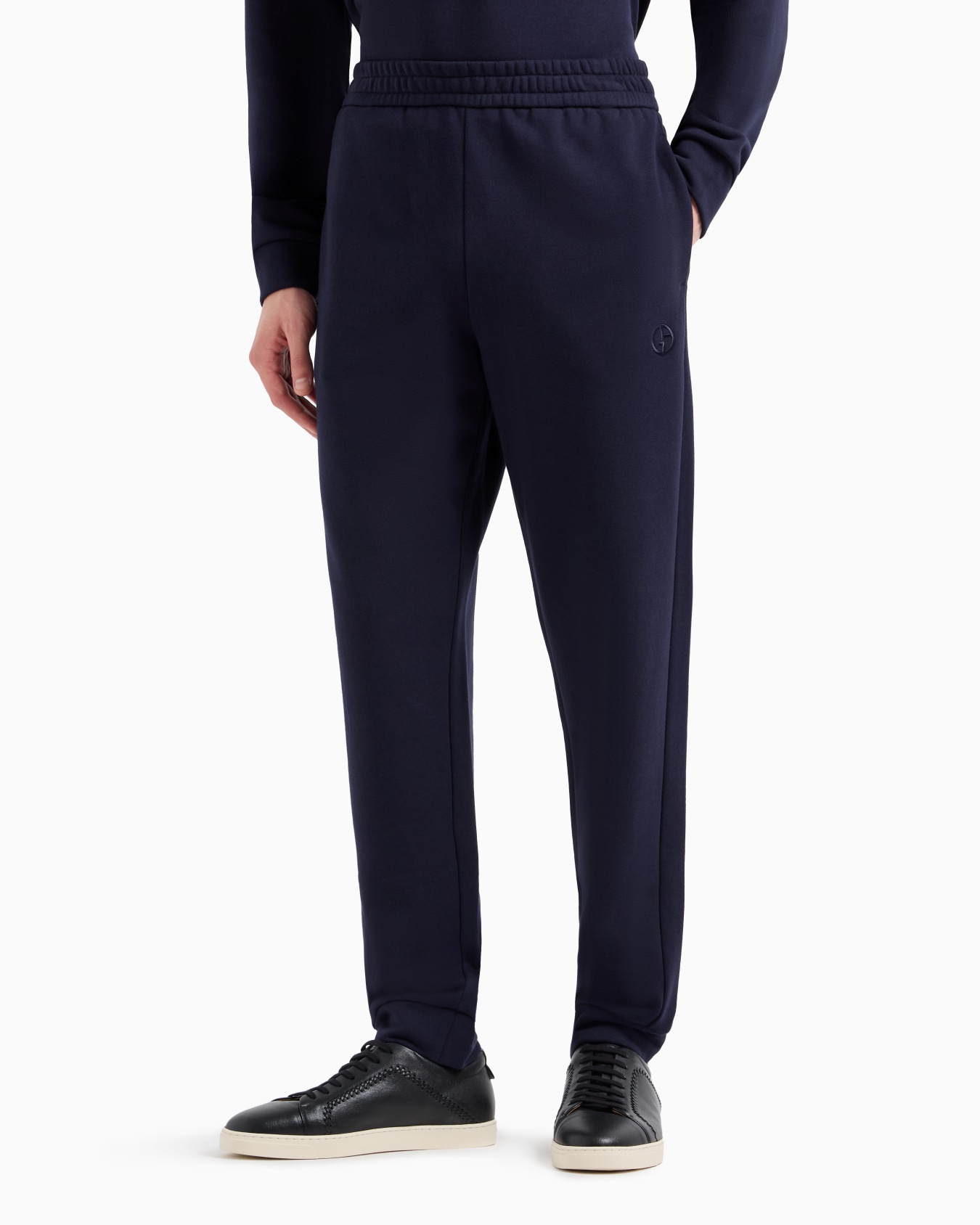 Cotton and cashmere joggers Slide 4