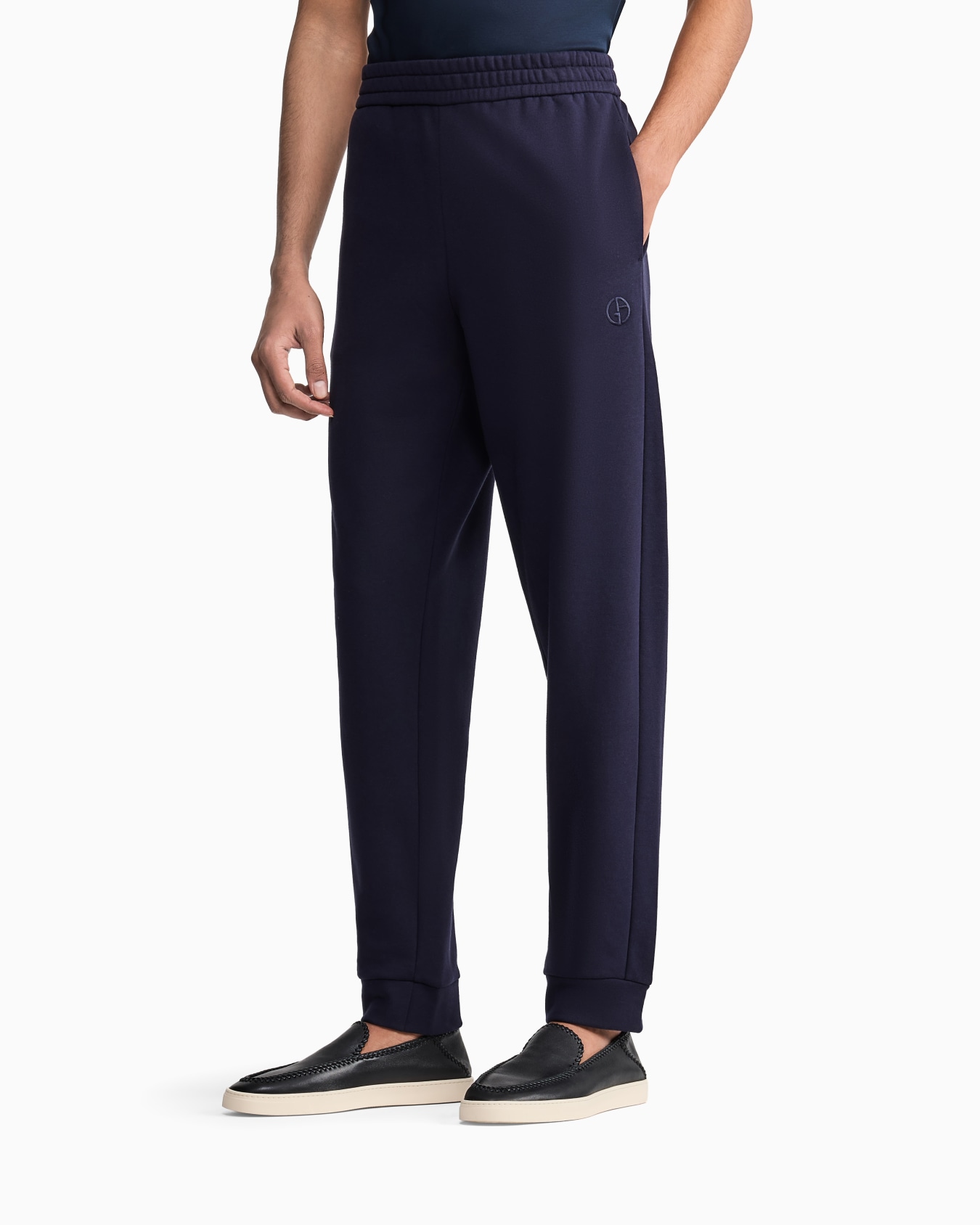 Cotton and cashmere joggers Slide 4