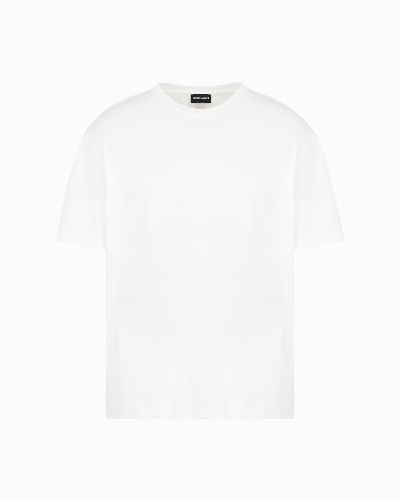 Cashmere and cotton interlock crew-neck T-shirt Slide 0