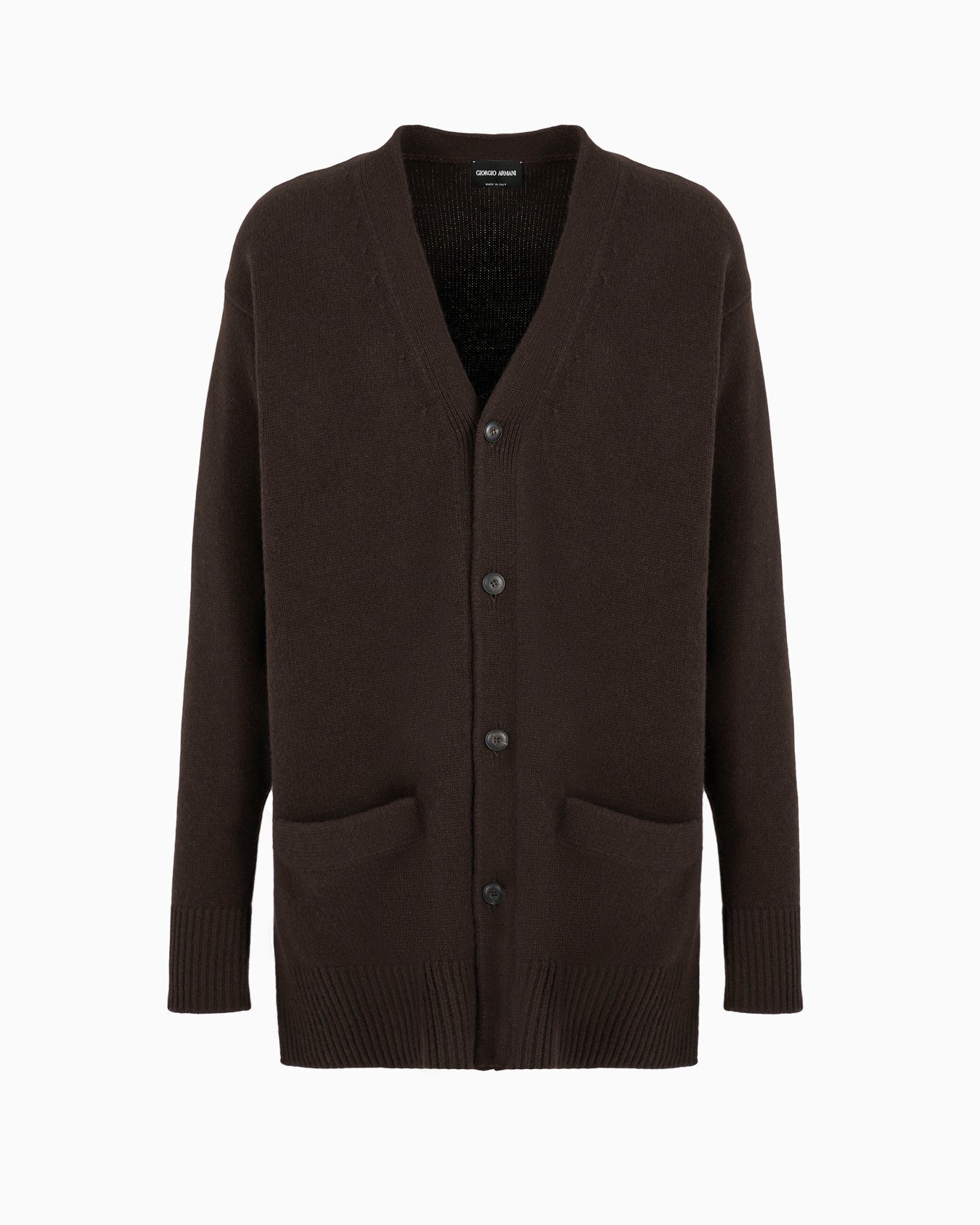 Wool and cashmere oversized cardigan Slide 0