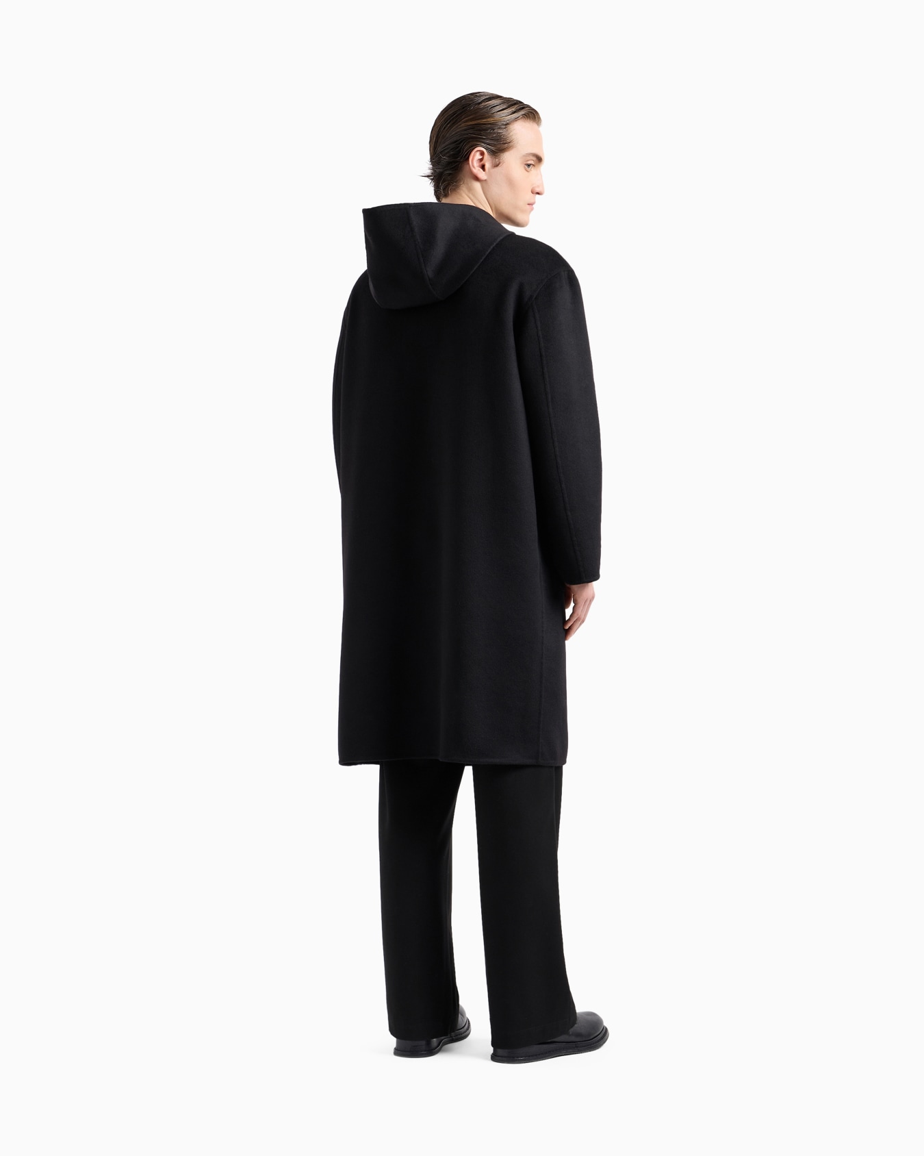 Cappotto in panno di cashmere double Slide 2