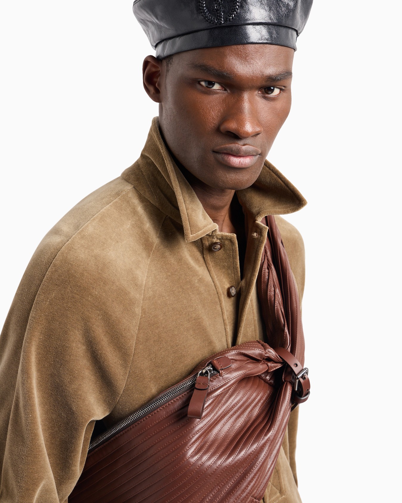 Cotton-blend chenille sweatshirt Slide 4