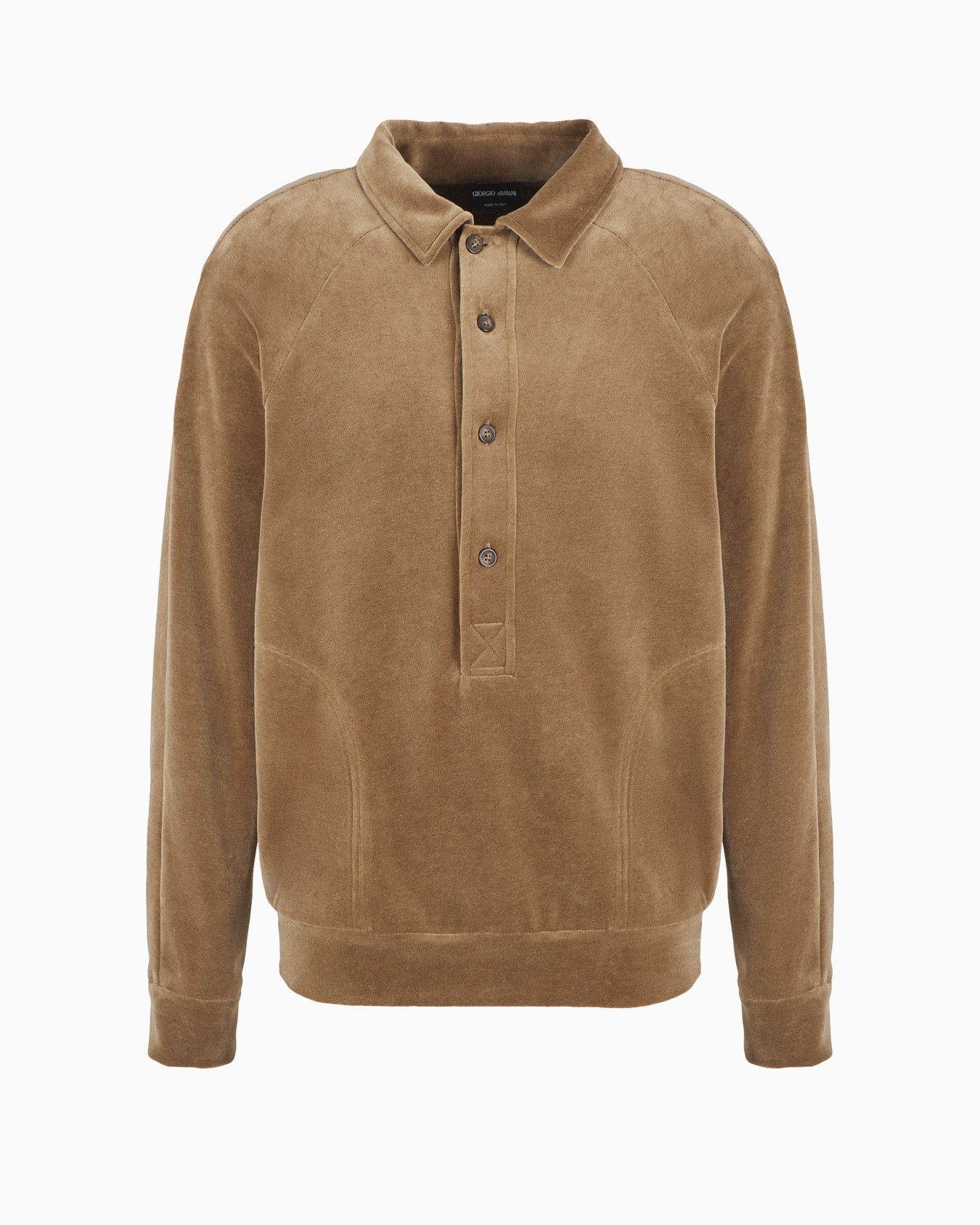 Cotton-blend chenille sweatshirt Slide 0