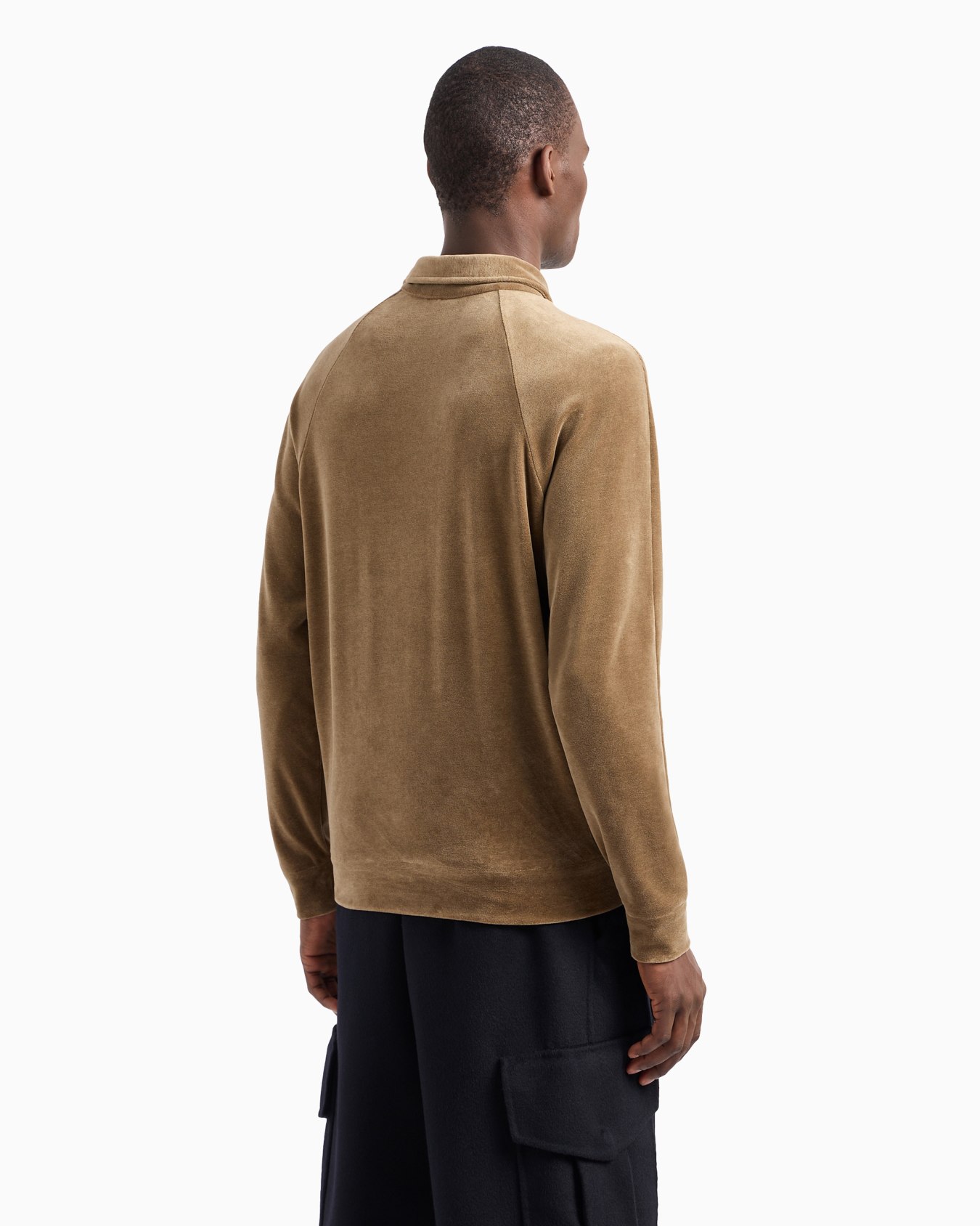 Cotton-blend chenille sweatshirt Slide 2