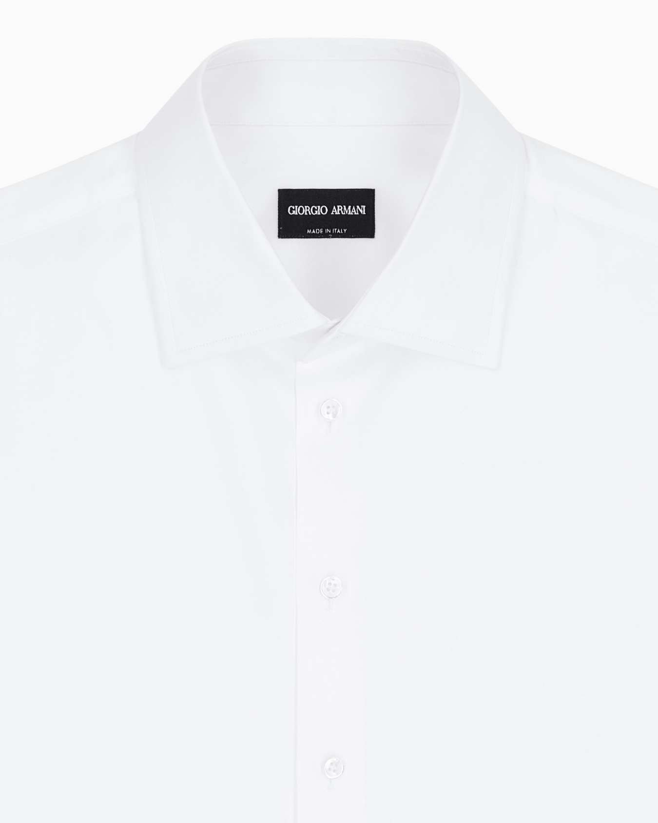 Chemise coupe classique en sergé de coton Diapositive 4