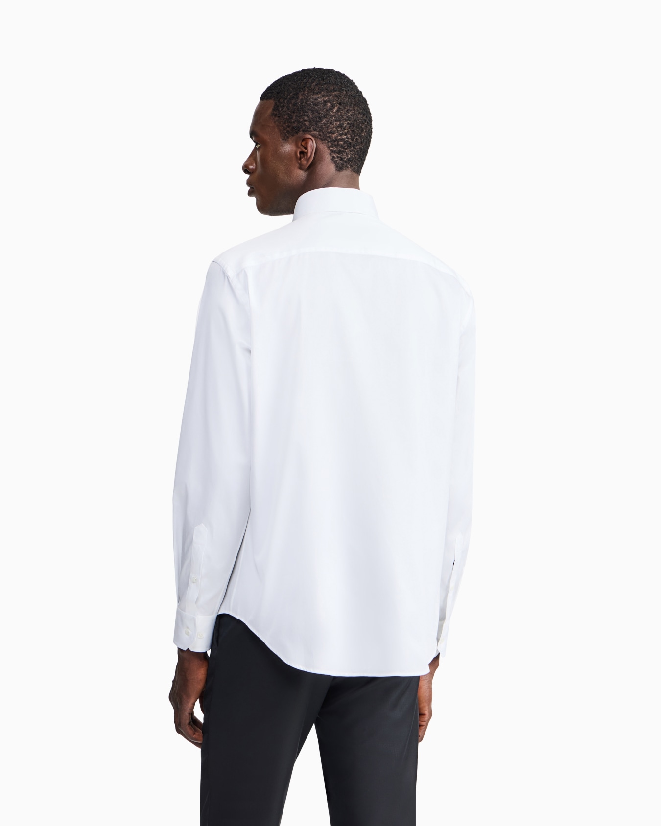 Chemise coupe classique en sergé de coton Diapositive 5