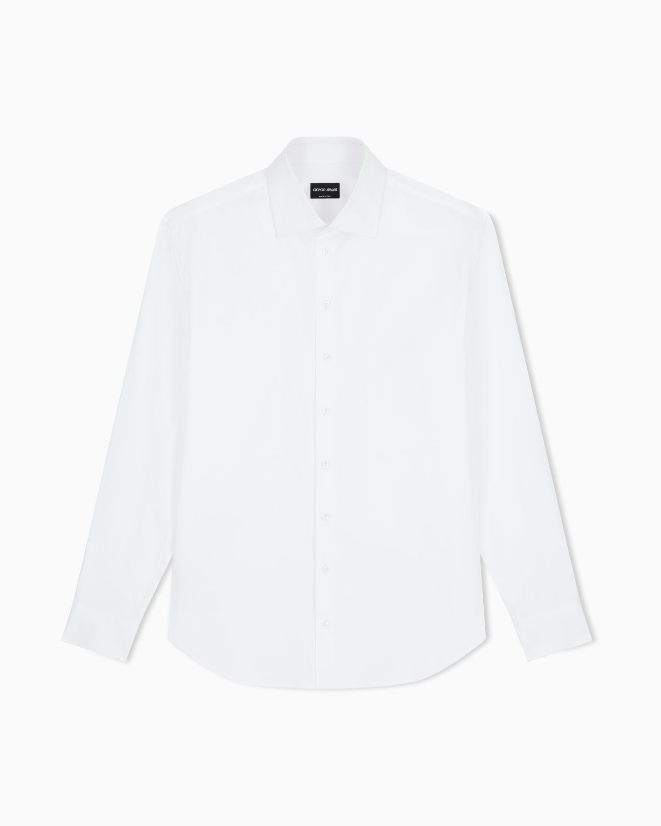 Chemise coupe classique en sergé de coton Diapositive 0